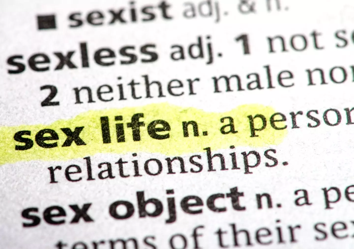 People would rather have a sex life than be sexless. Well, most people would. (Getty Stock Photo)