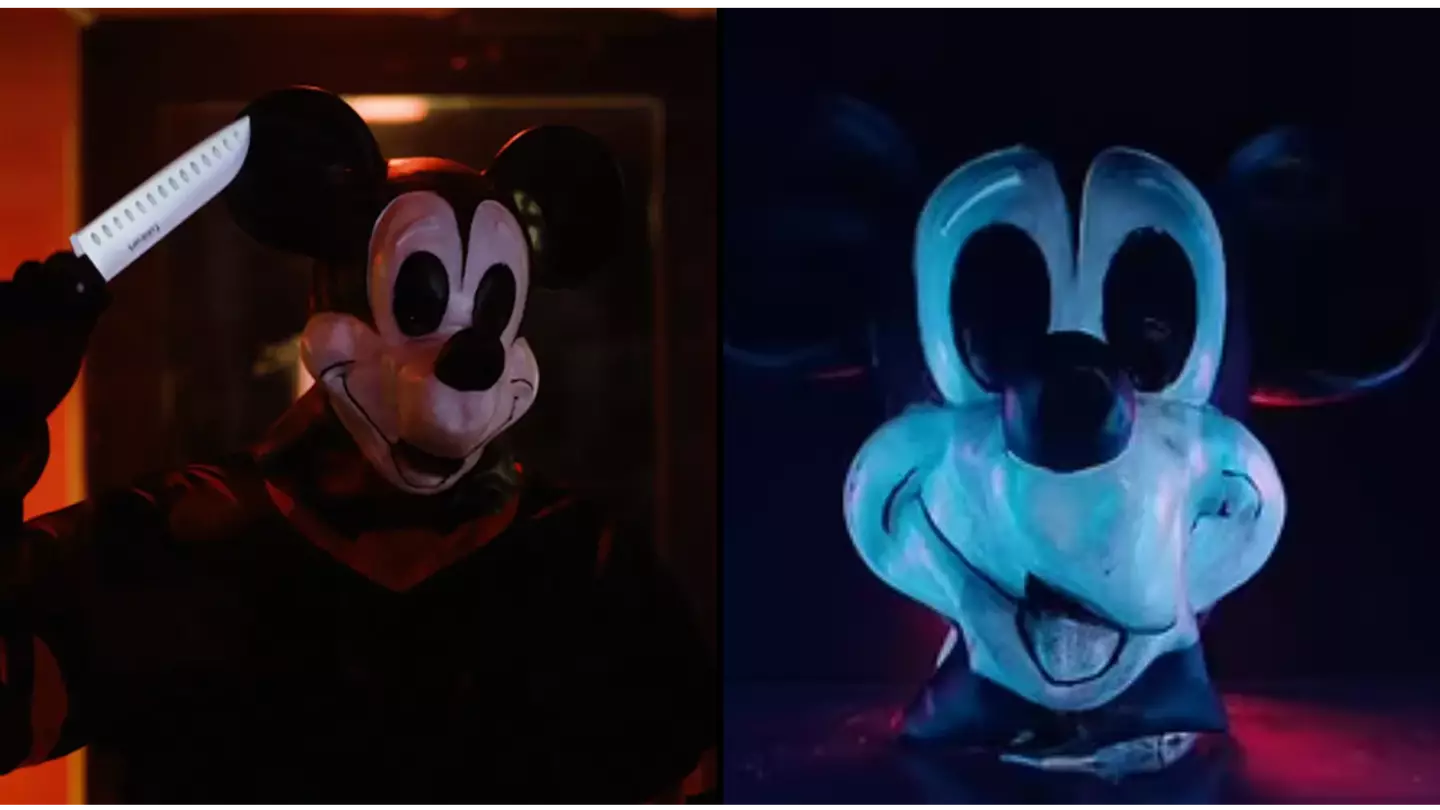 Mickey Mouse slasher film trailer drops showing Disney legend as a serial killer