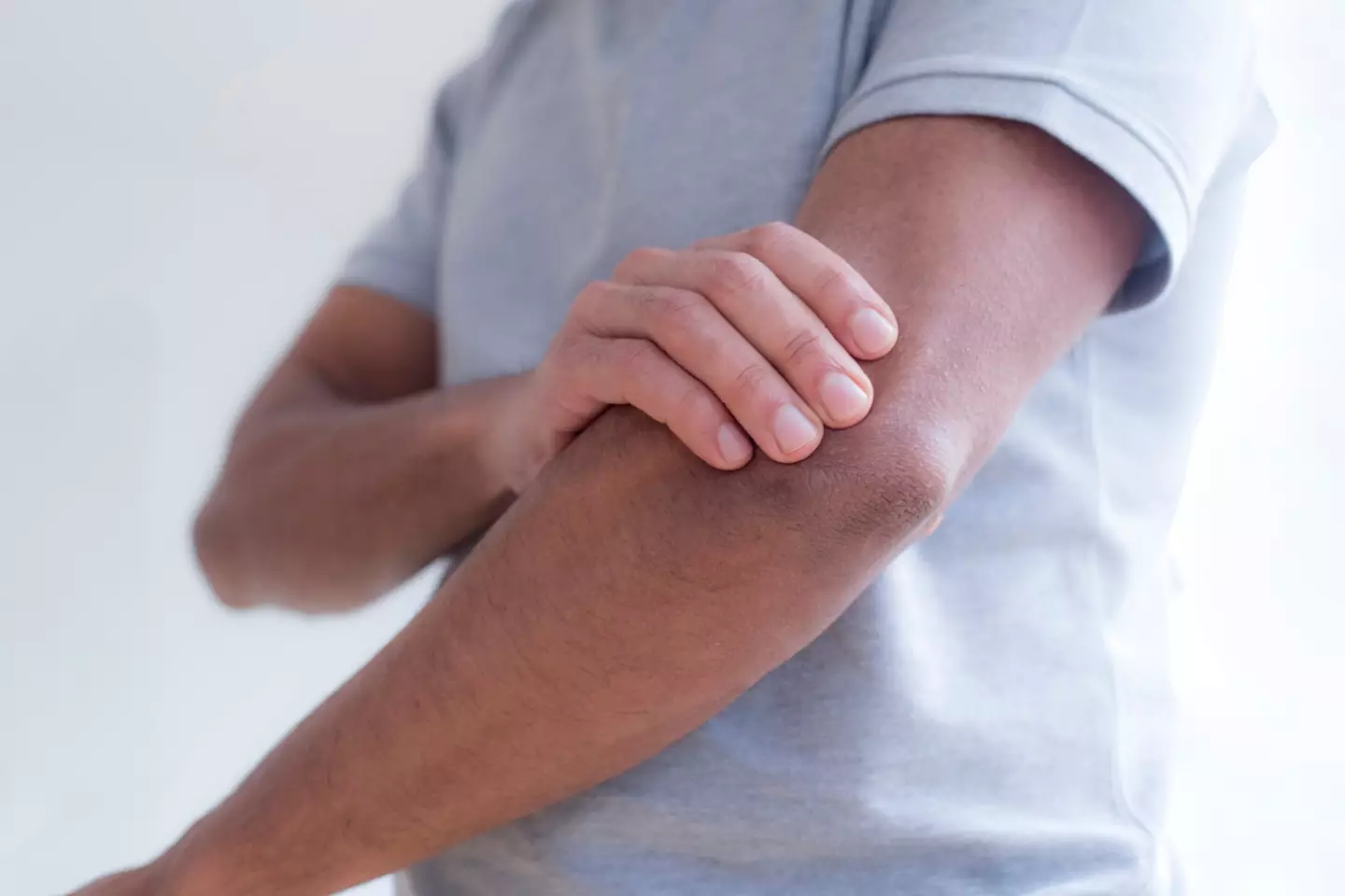 The nutrition expert revealed how the 'grip strength' test can be an indicator of early mortality (Getty Stock Photo)