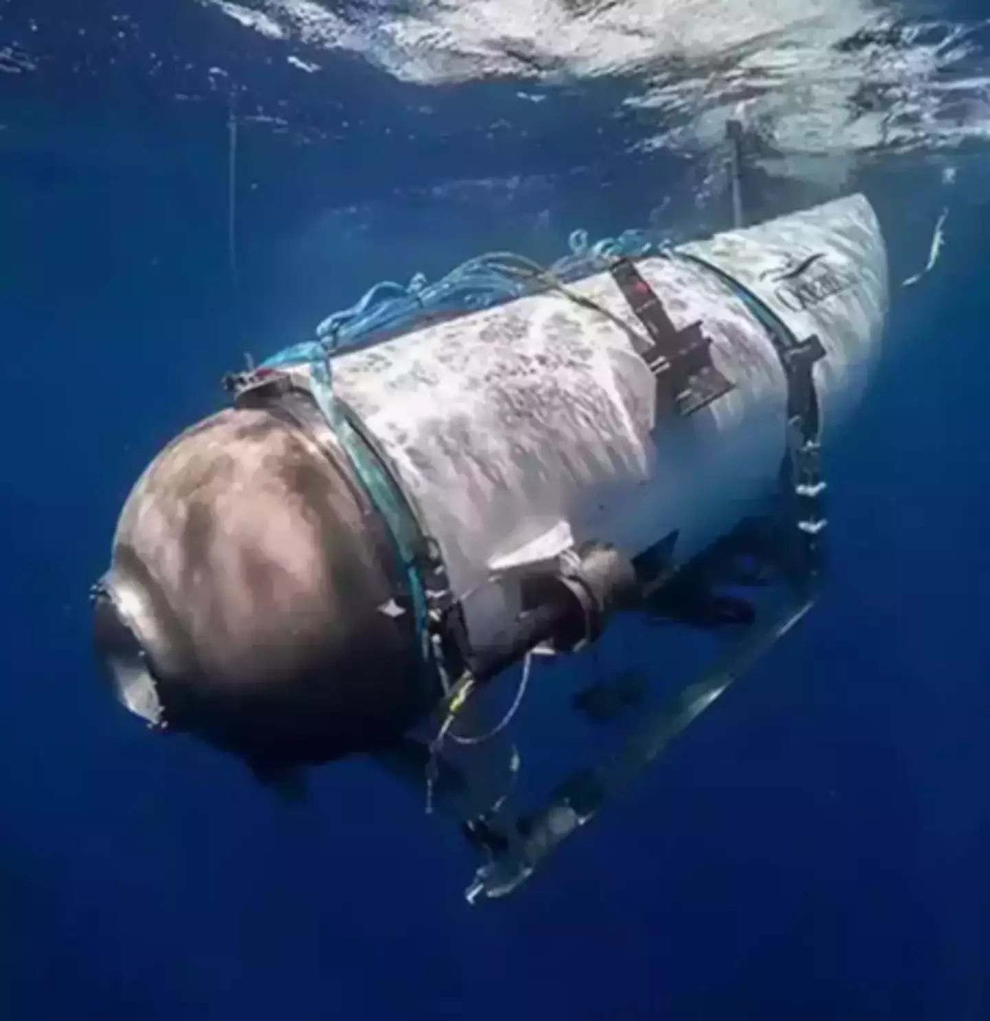 The submersible imploded in its descent (OceanGate/Becky Kagan Schott)