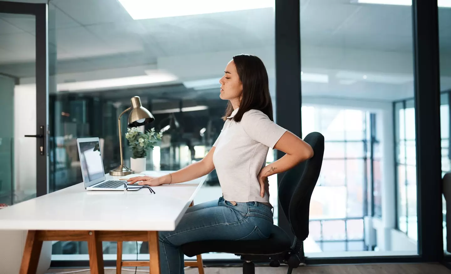 The health warning could apply to the majority of office workers in the UK (Getty Stock Images)