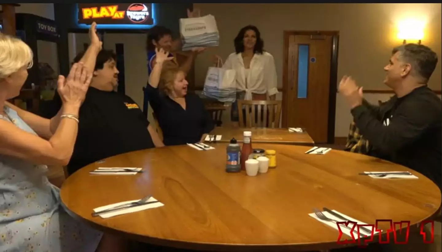 Jimbo and Jackie were excited to try fish and chips for the first time.