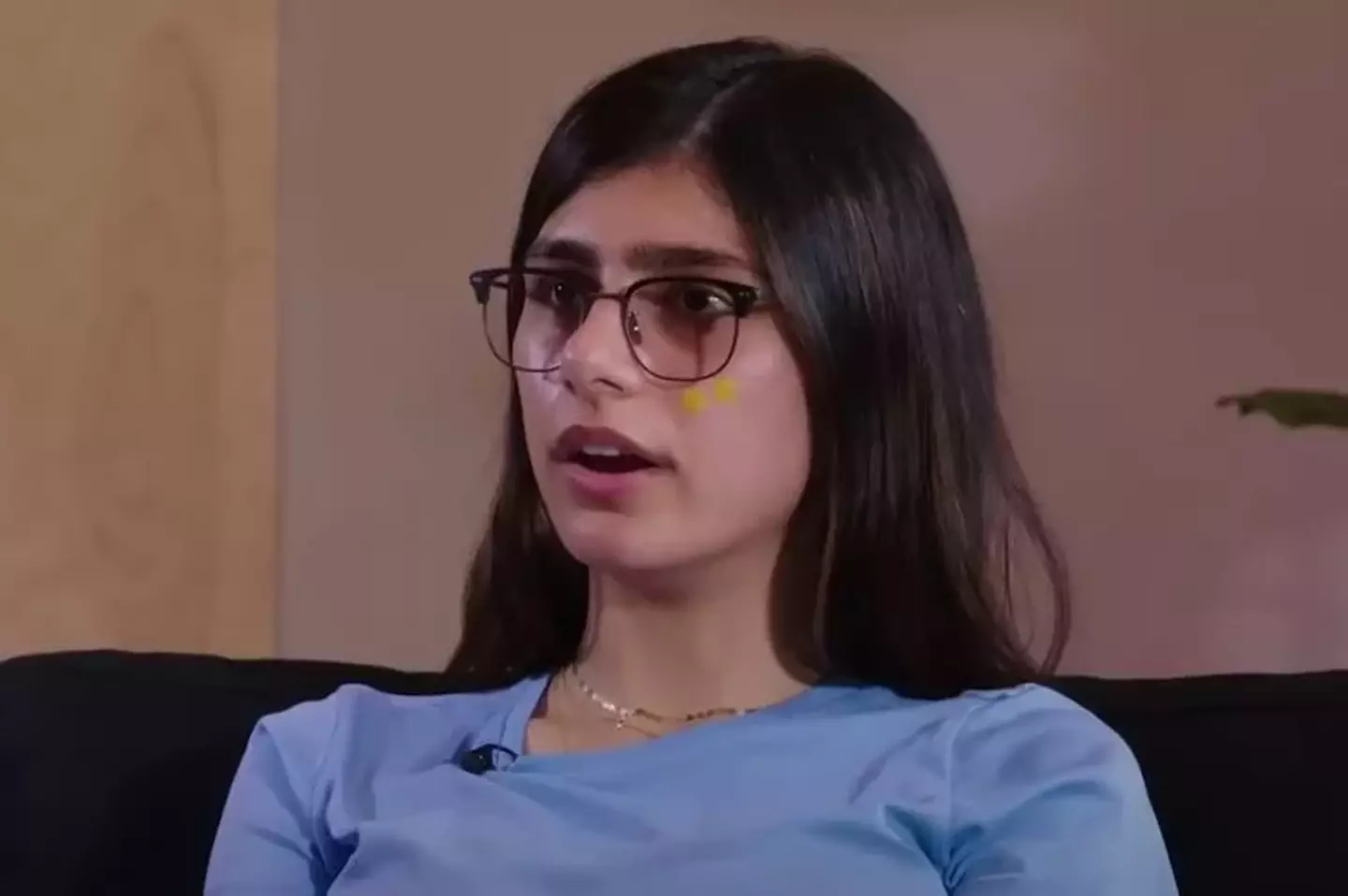 Mia Khalifa told the story in a YouTube video.