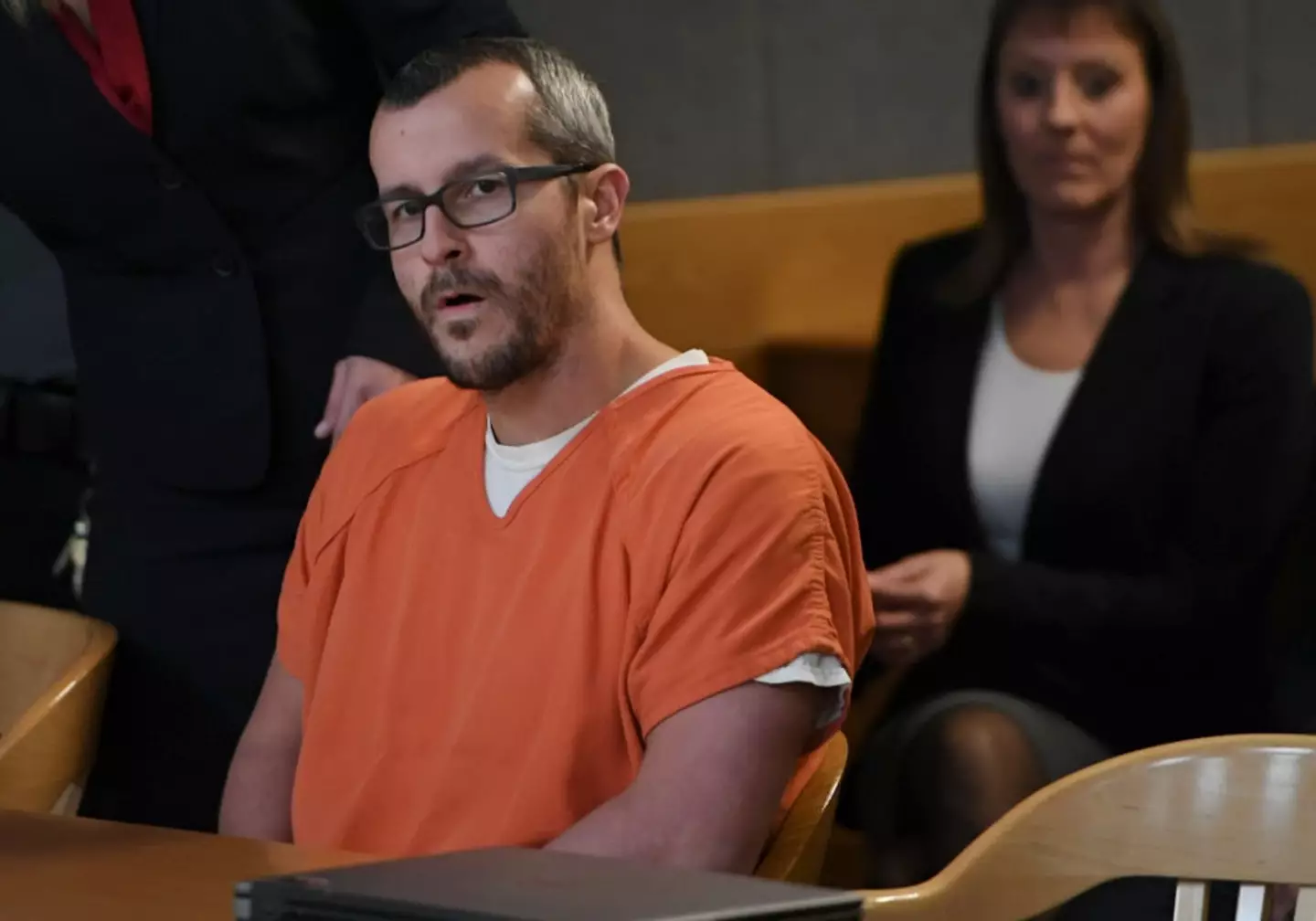 In 2018, Chris Watts pled guilty to the murders of his pregnant wife and daughters. (RJ Sangosti/The Denver Post via Getty Images)