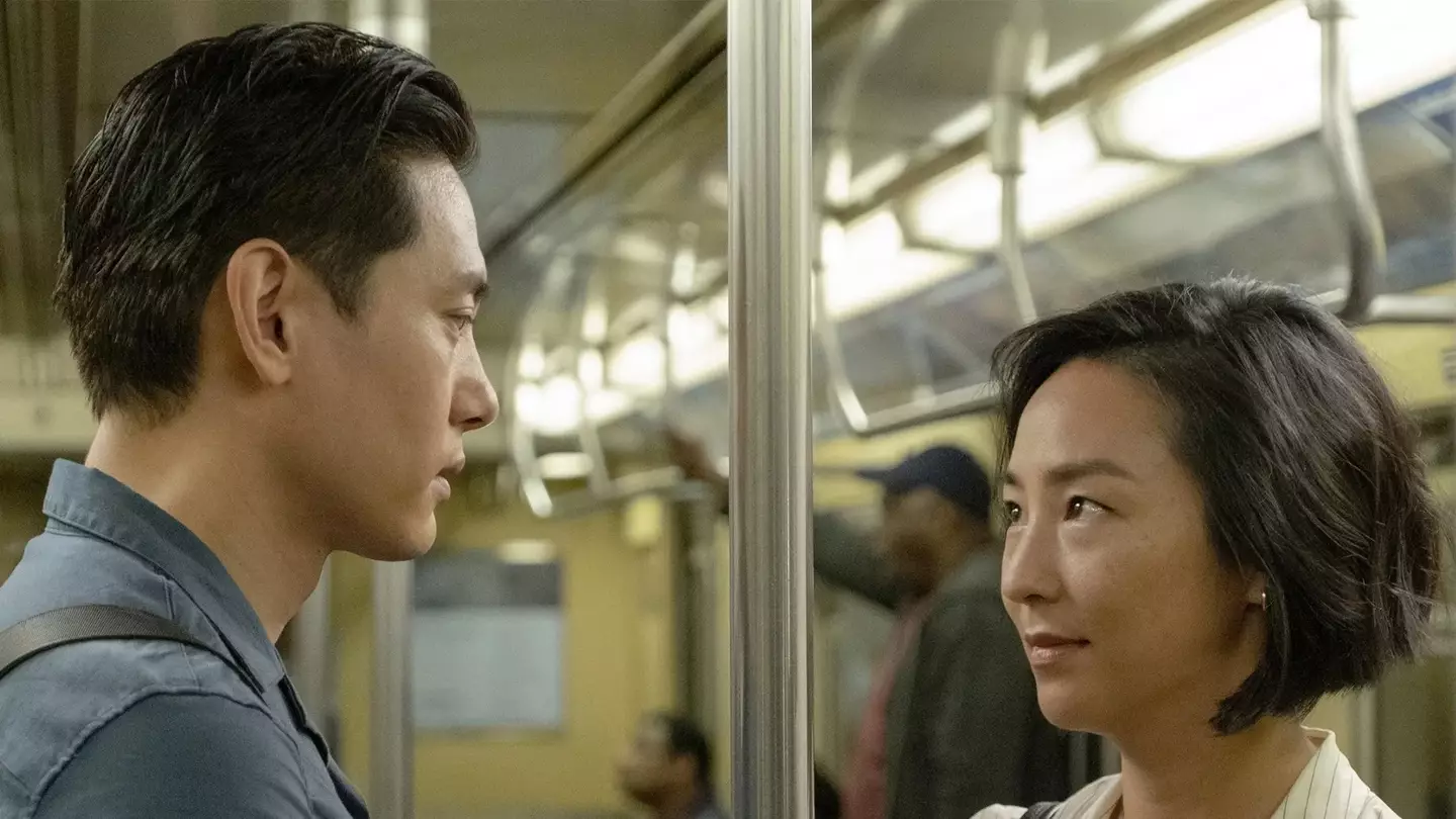 Greta Lee and Teo Yoo star in the Oscar nominated Past Lives.