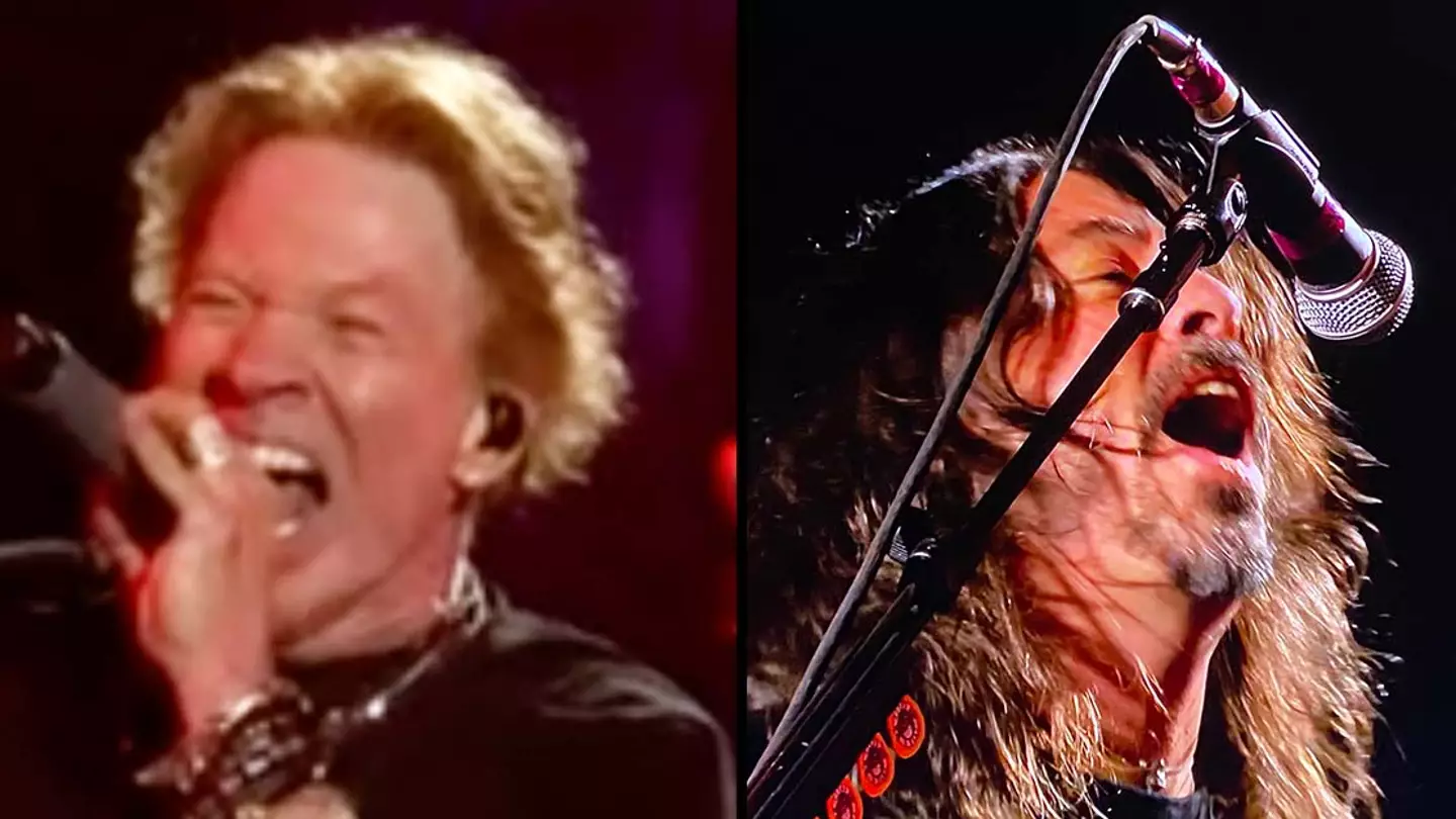 Guns N' Roses bring out Dave Grohl for hectic last song 'Paradise City'