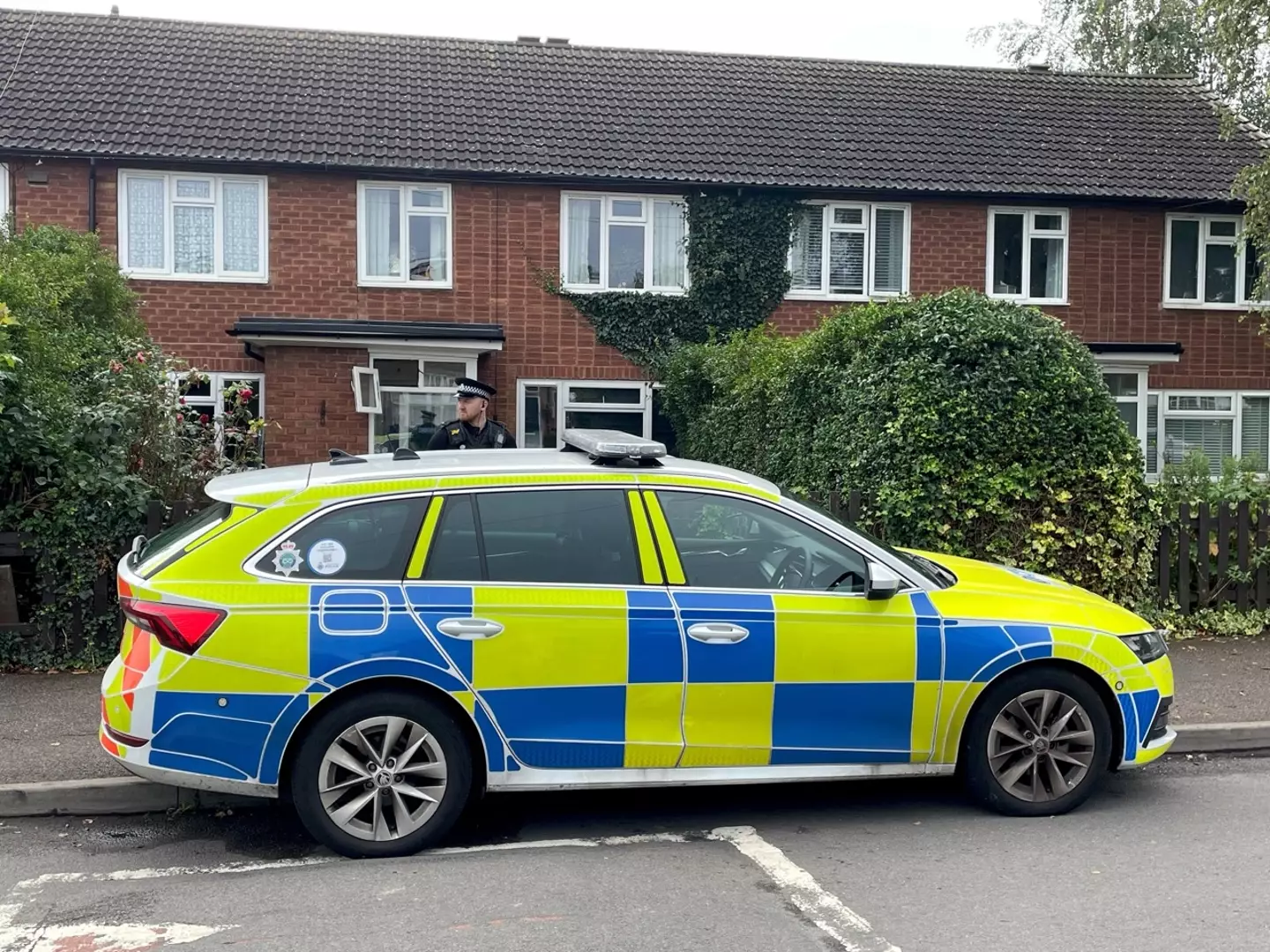 A man who was attacked by two dogs in Staffordshire has died.