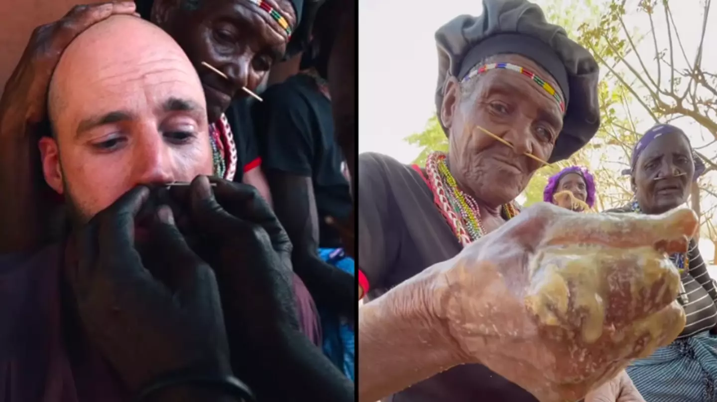 Explorer goes through agonising tribal ritual but is mortified after finding out what it was actually for