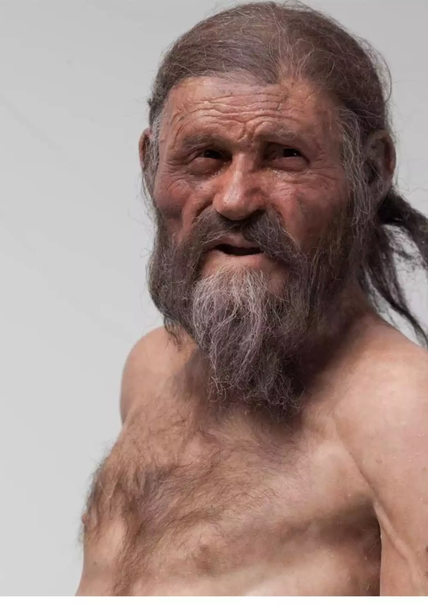 Here's what experts believe Ötzi the Iceman would have looked like.