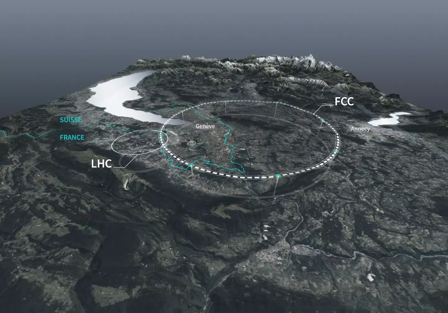 The FCC would be far larger than the LHC (CERN)