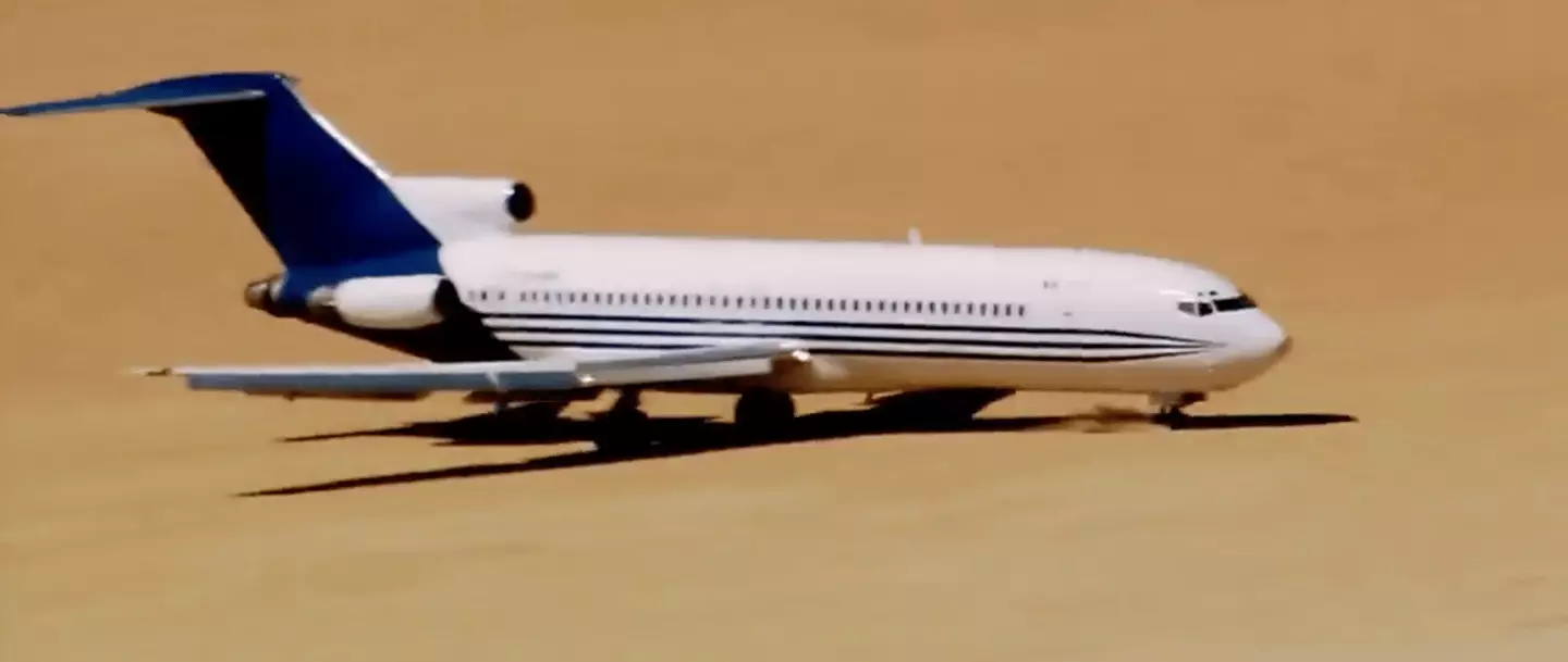 The plane, pictured just before the crash.