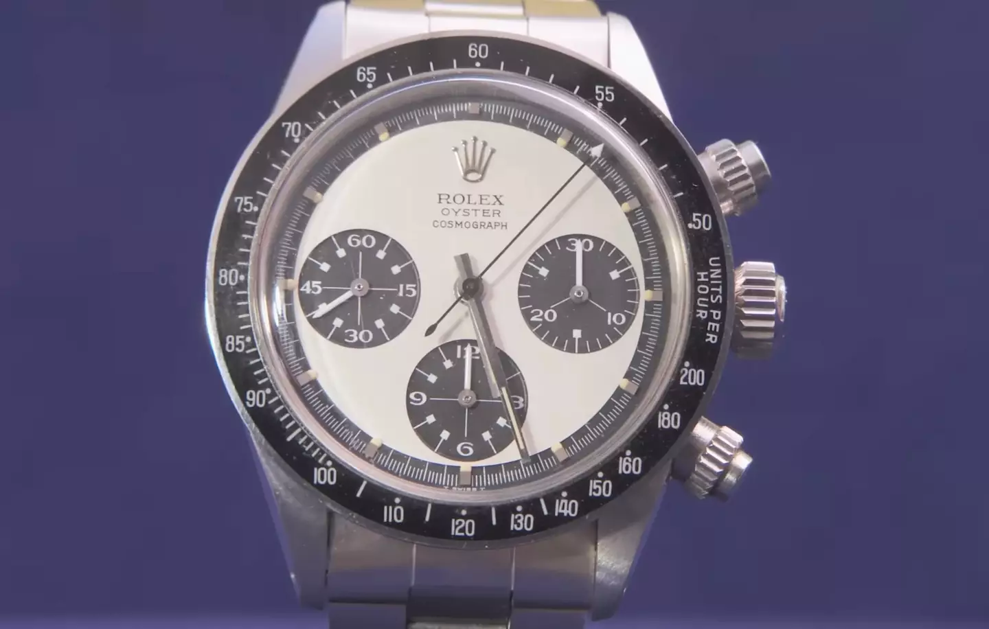 The stunning timepiece was worth more than a few bob (PBS)