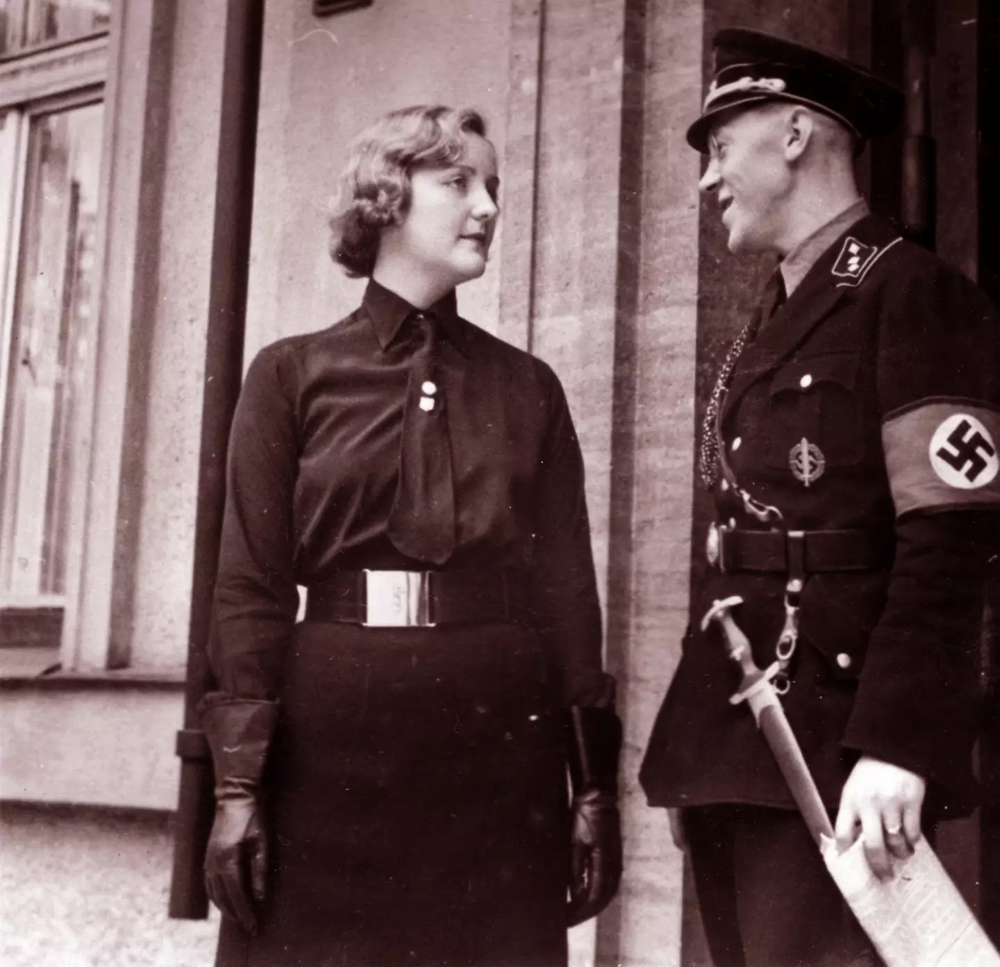 Unity wearing a blackshirt uniform in Germany (Universal History Archive/Universal Images Group via Getty Images)