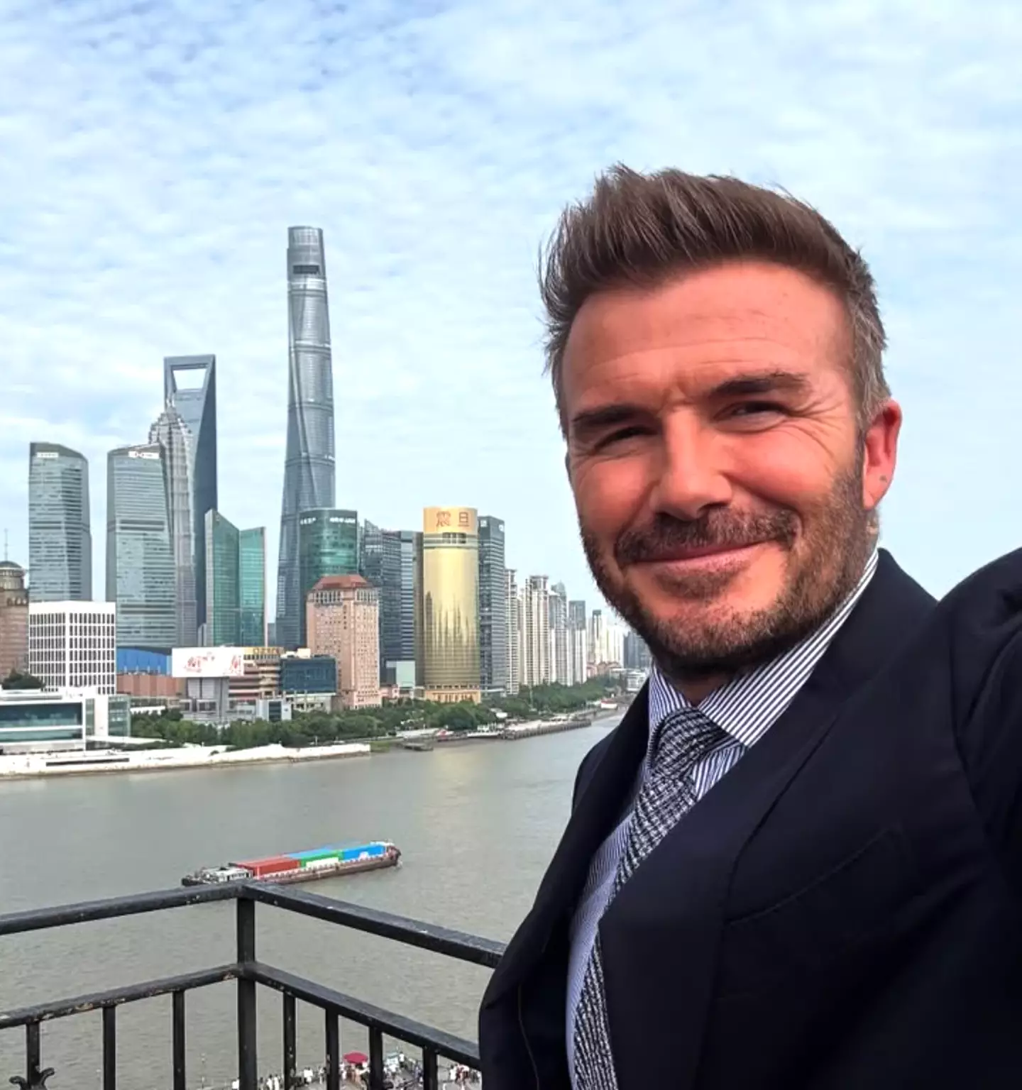 I'm sure it'll grow back in no time (Instagram/@davidbeckham)