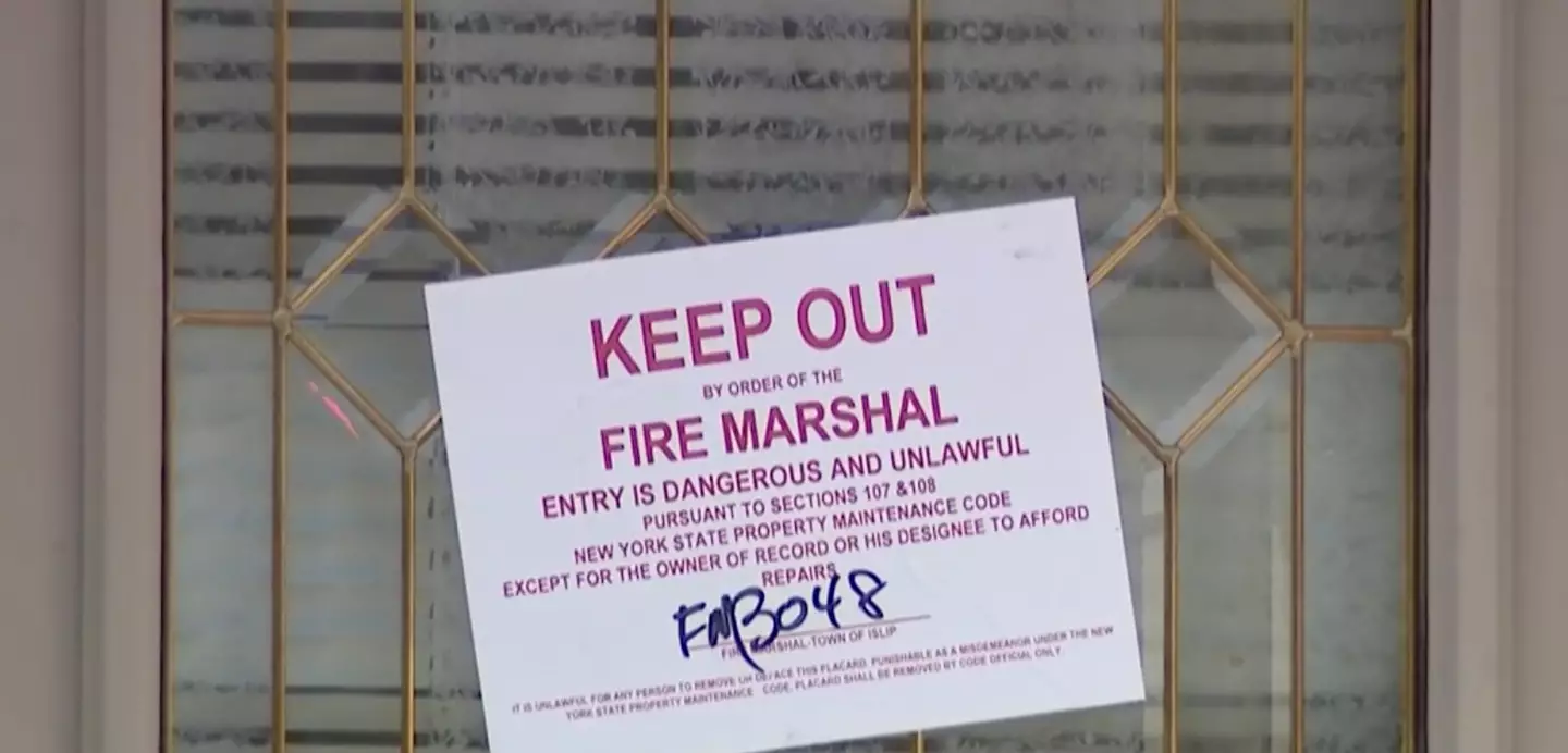 The home has since been condemned by officials, according to reports (News12)