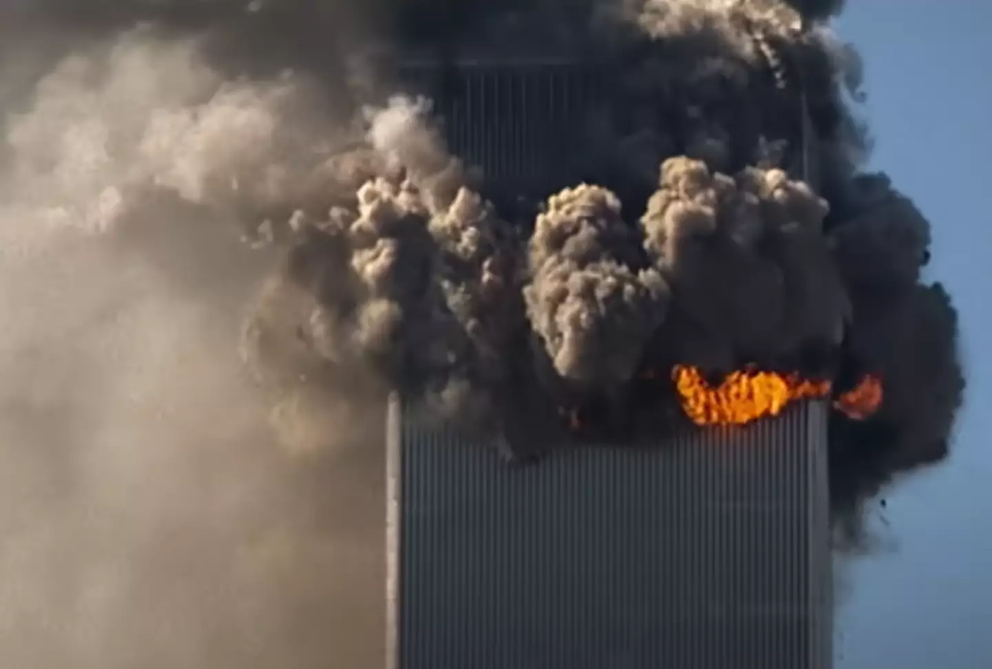 Bin Laden became world famous after becoming the face of al-Qaeda taking responsibility for 9/11 (Netflix)