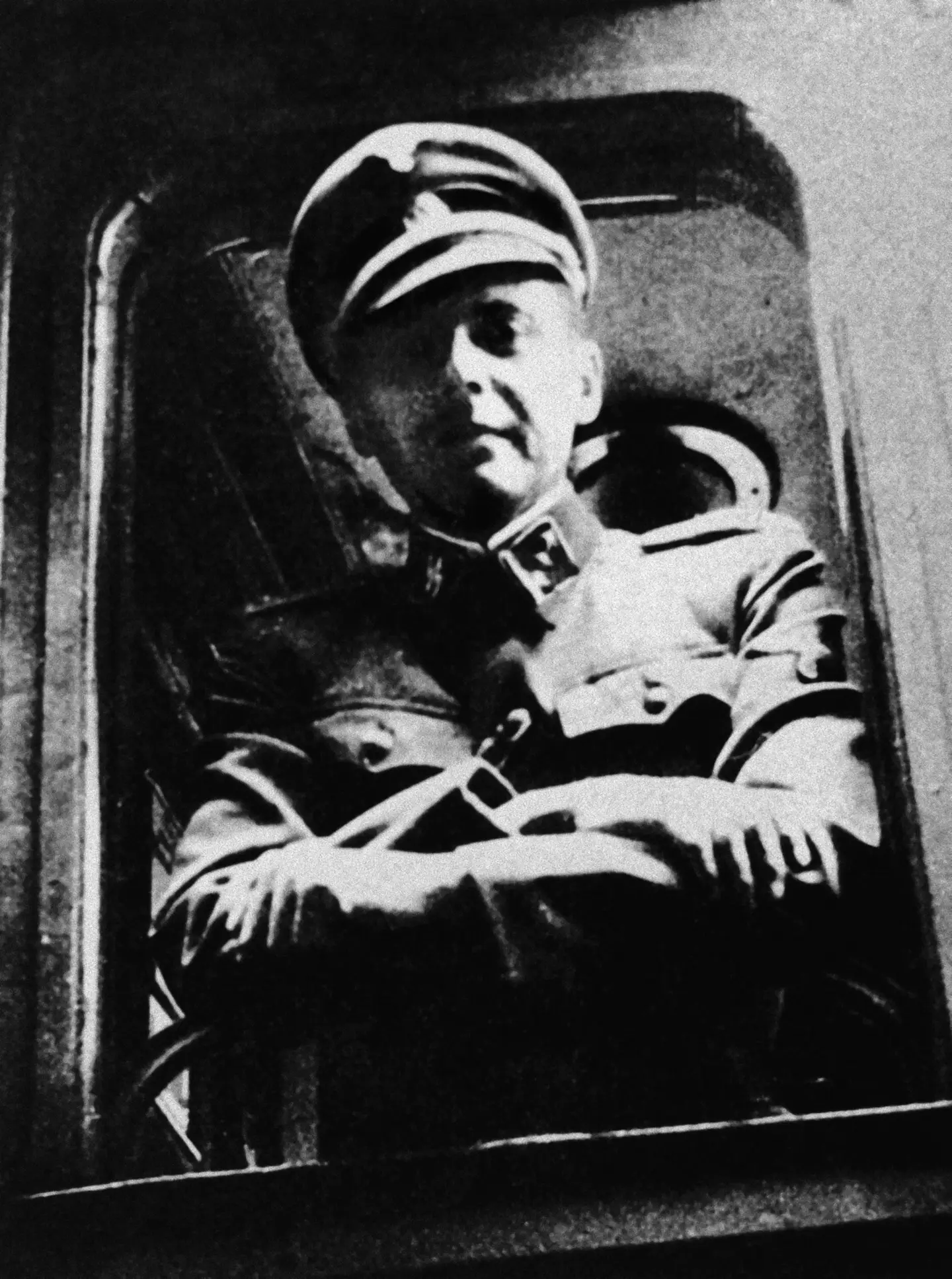 Dr Josef Mengele, a Nazi war criminal, inspired The Human Centipede's Dr Heiter (Hulton Archive/Getty Images)