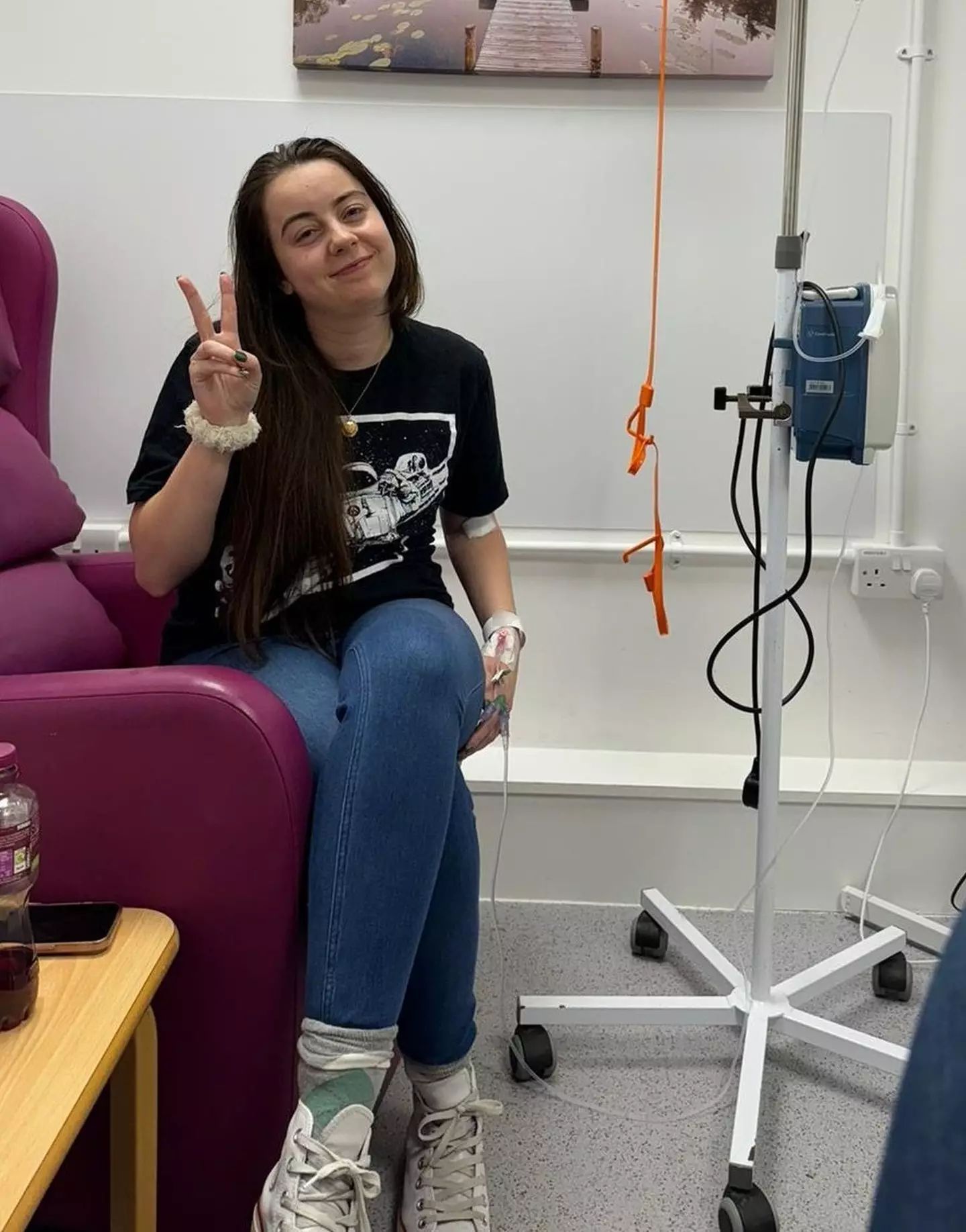 However a blood test would reveal increased levels of prolactin, with an MRI confirming a tumour in her brain (Kennedy)