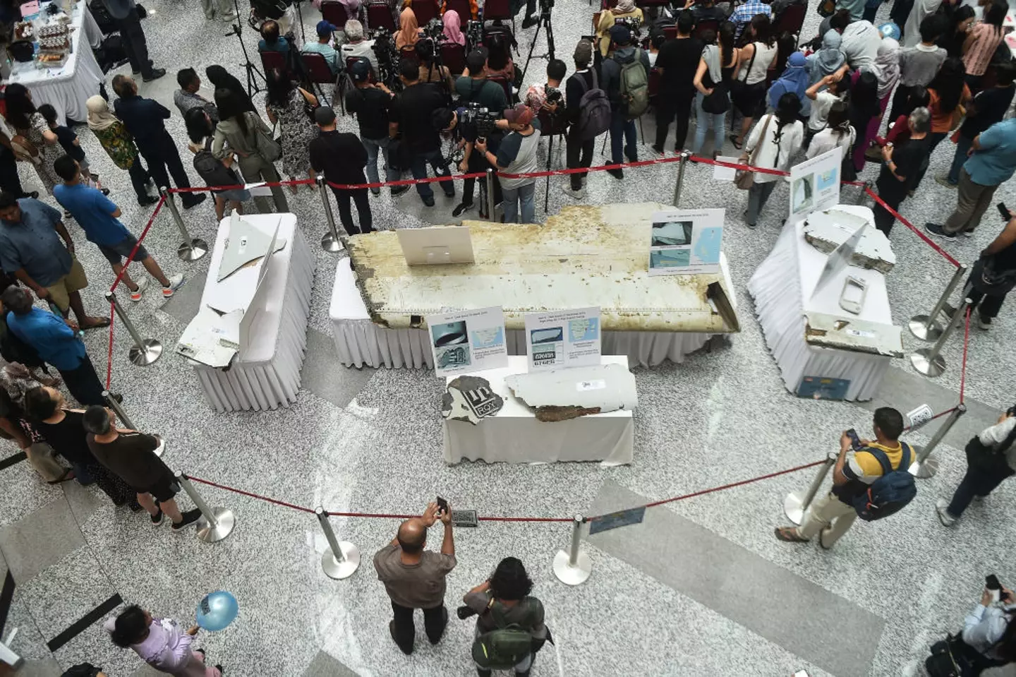 Plane debris believed to be from MH370 (ARIF KARTONO/AFP via Getty Images)
