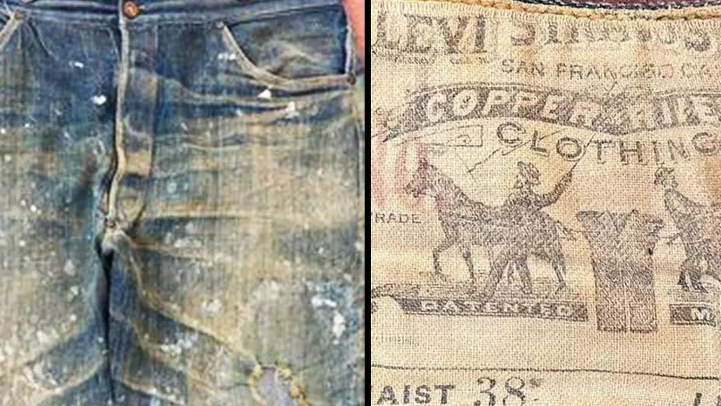 Levi's jeans from 1800s with original racist slogan sold for £67,500