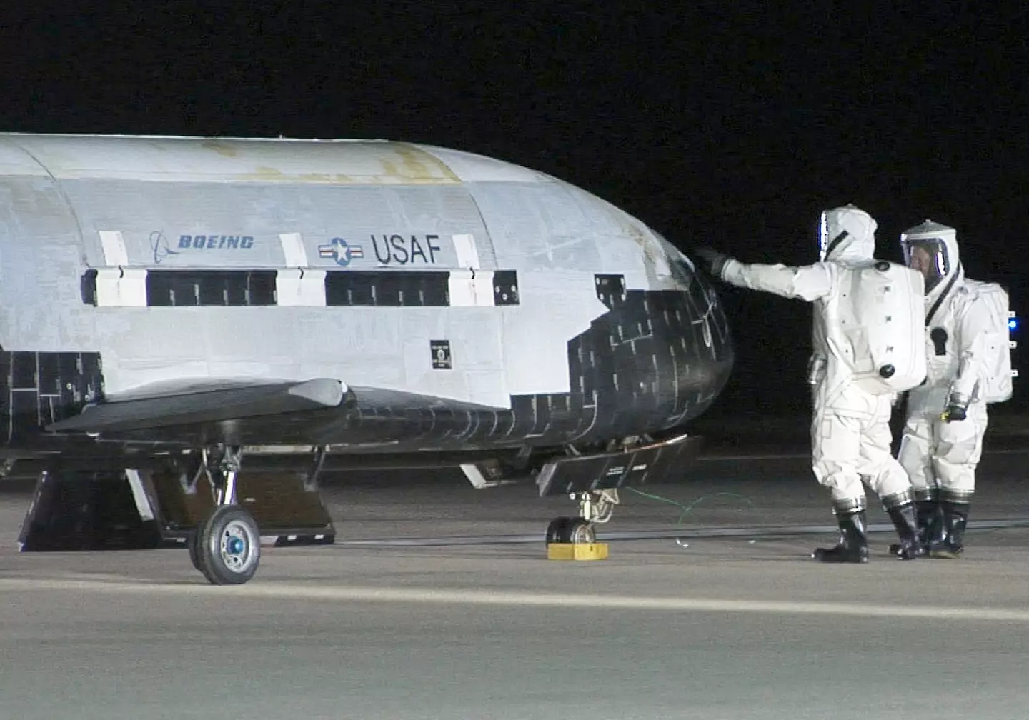 It was the seventh successful test flight for the ship. (Air Force photo/Michael Stonecypher)