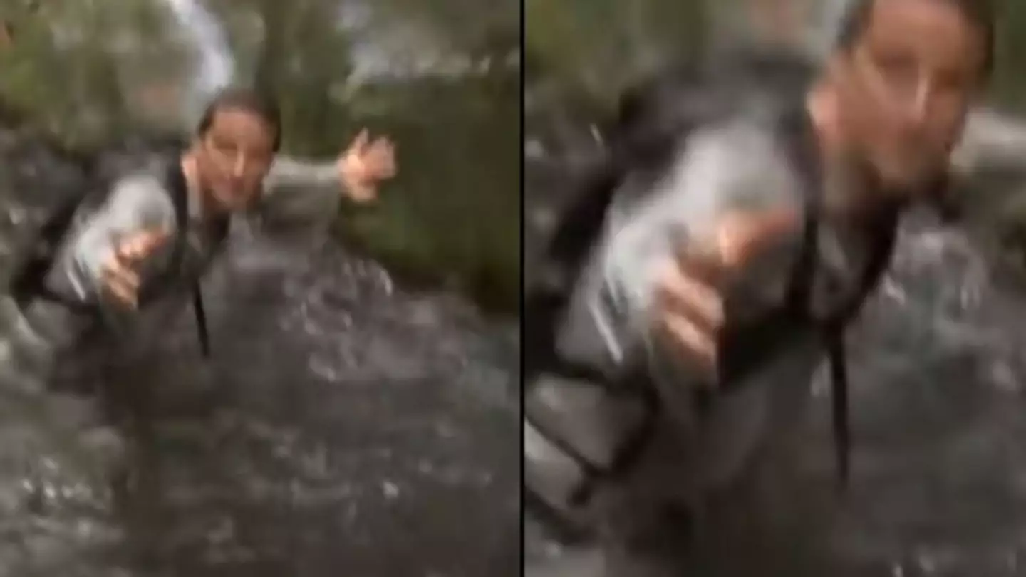 Bear Grylls shares scary footage of moment he was inches away from losing his life