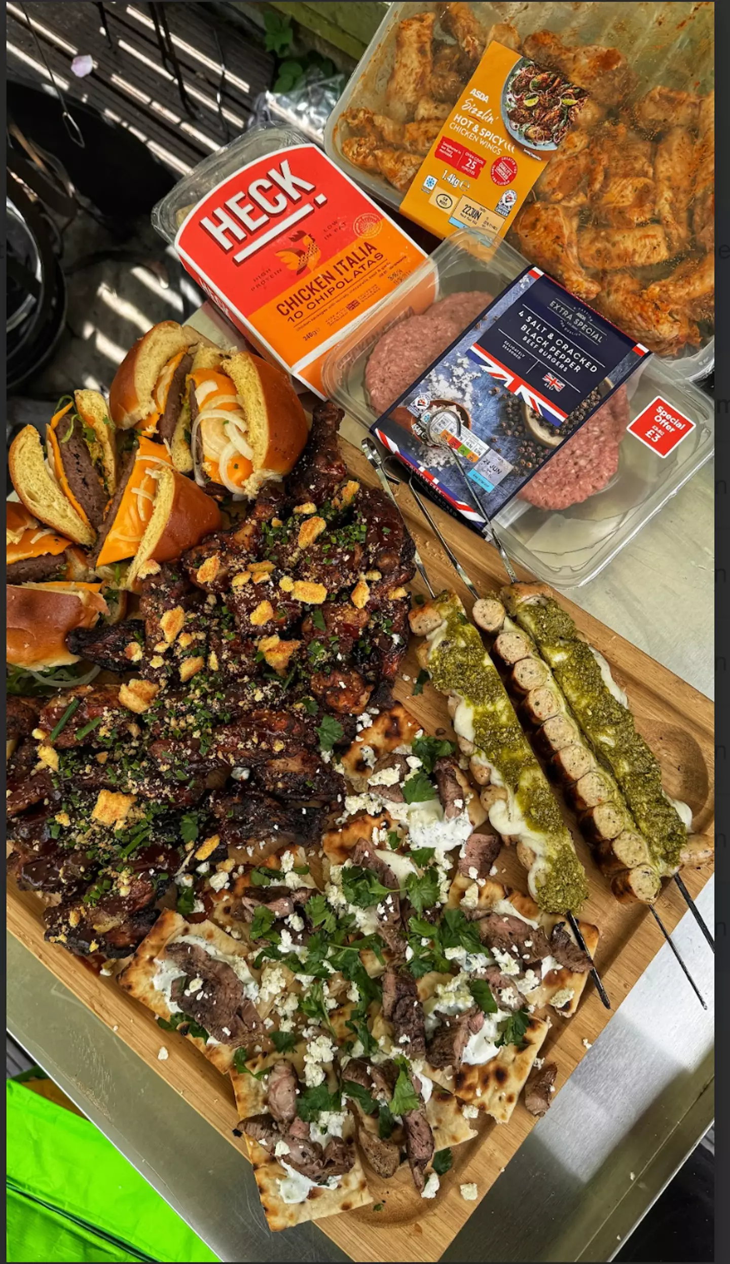 Ollie cooked up a storm. (Asda)