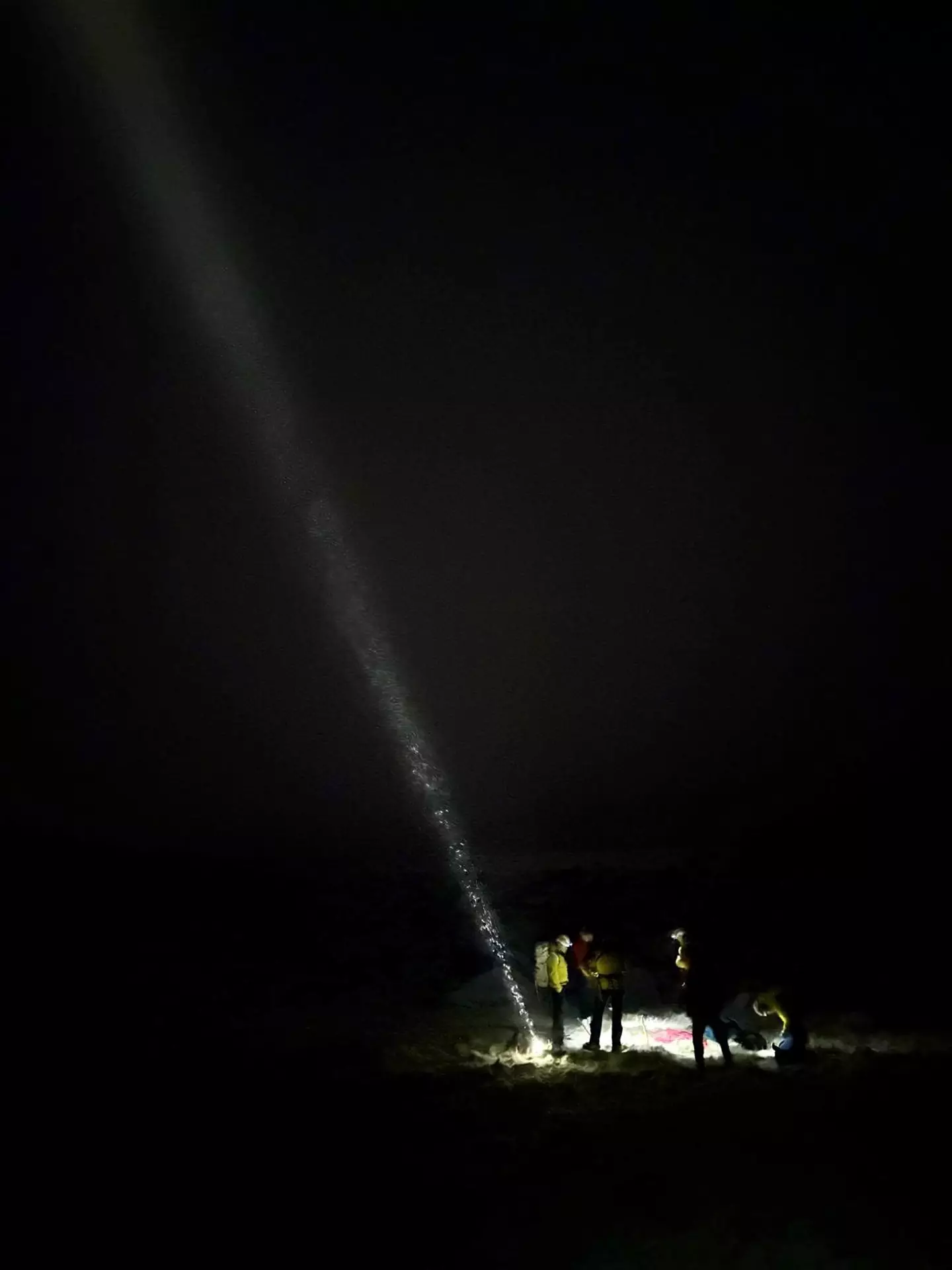 The men were successfully rescued, but they 'wouldn't have survived the night' without rescue (Cairngorm Mountain Rescue Team/Facebook)