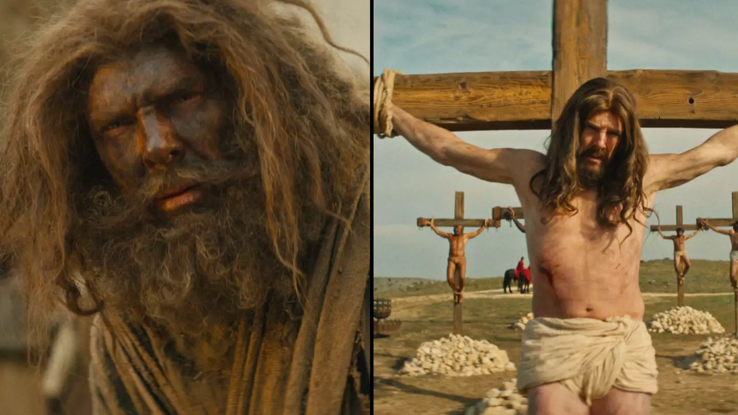 British Hollywood legend looks unrecognisable in role as 'Jesus' in new movie