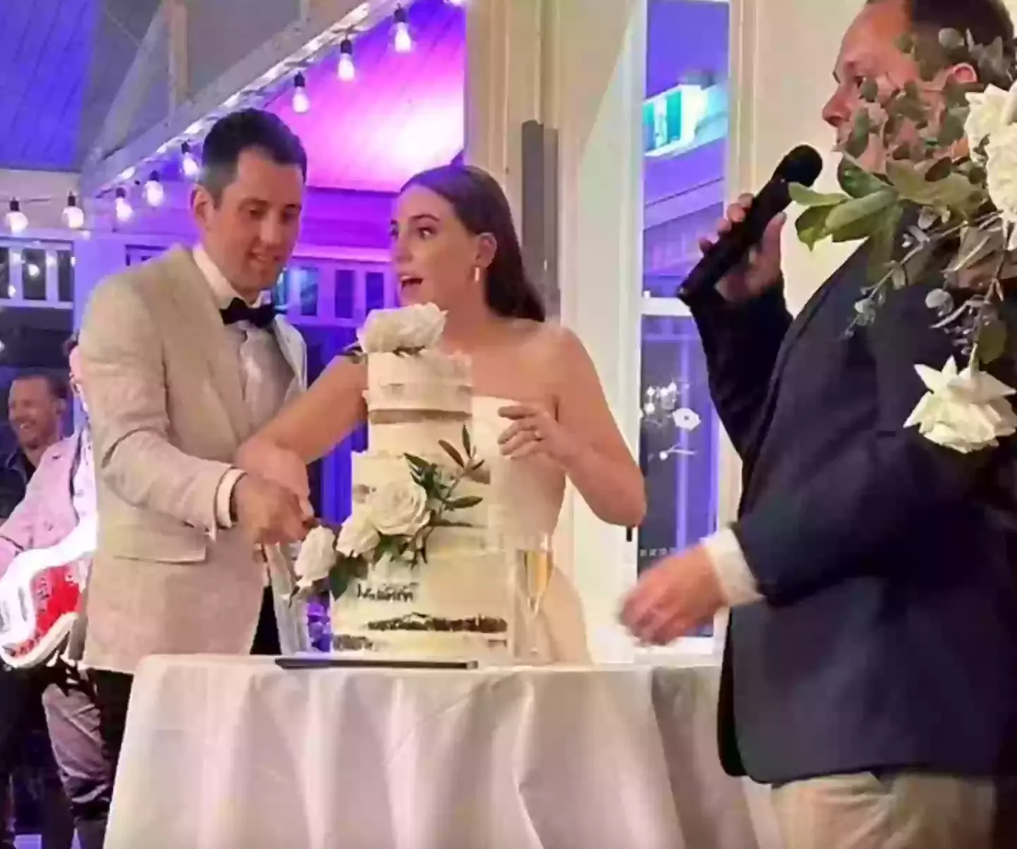 A tragedy followed the 'magical' wedding ceremony of Mitchell Gaffney and Madeleine Edsell (Instagram)