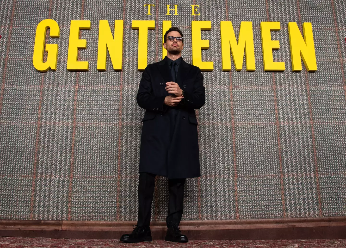 Theo James takes centre stage as he plays Duke of Halstead, Eddie Horniman in The Gentlemen.