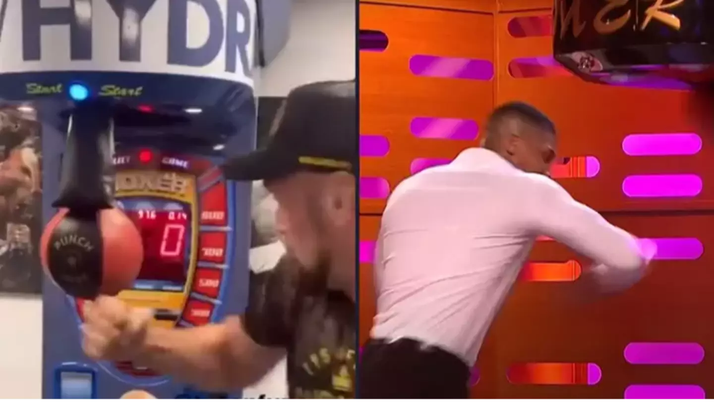 Tyson Fury broke punch machine record and beat Anthony Joshua’s high score