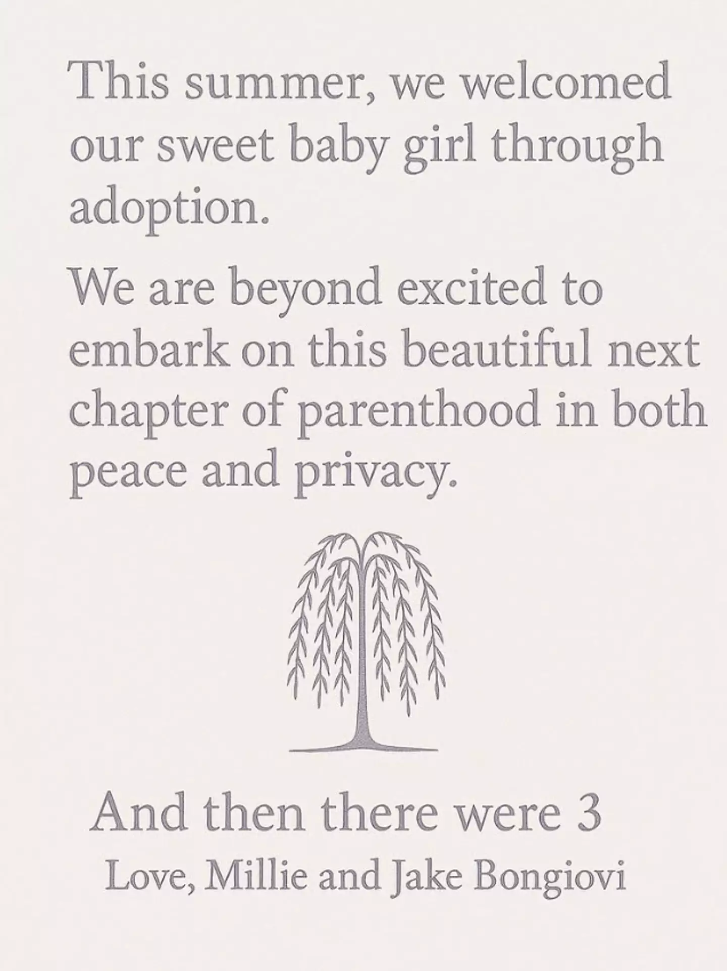 Millie Bobby Brown and Jake Bongiovi shared the happy news on Instagram (Instagram/@milliebobbybrown/@jakebongiovi)