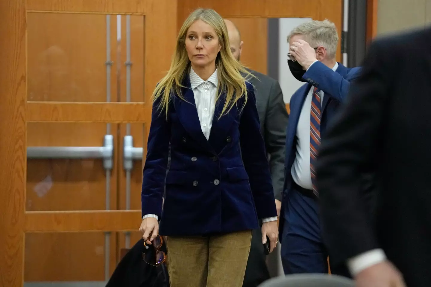 She was sued in a very public trial (Pool via Getty Images)