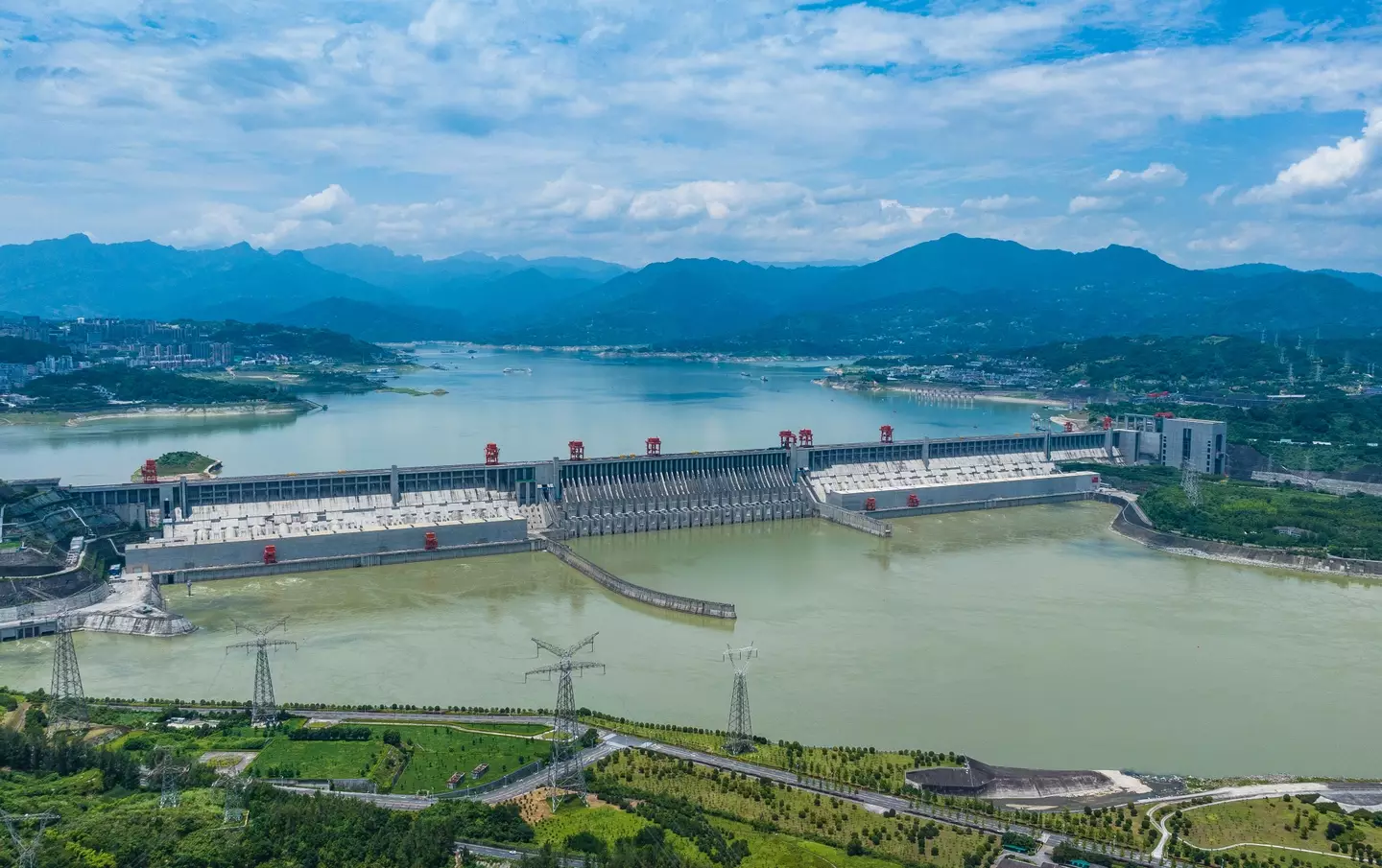 The Three Gorges Dam is slowing the earth's rotation slightly (VCG/VCG via Getty Images)