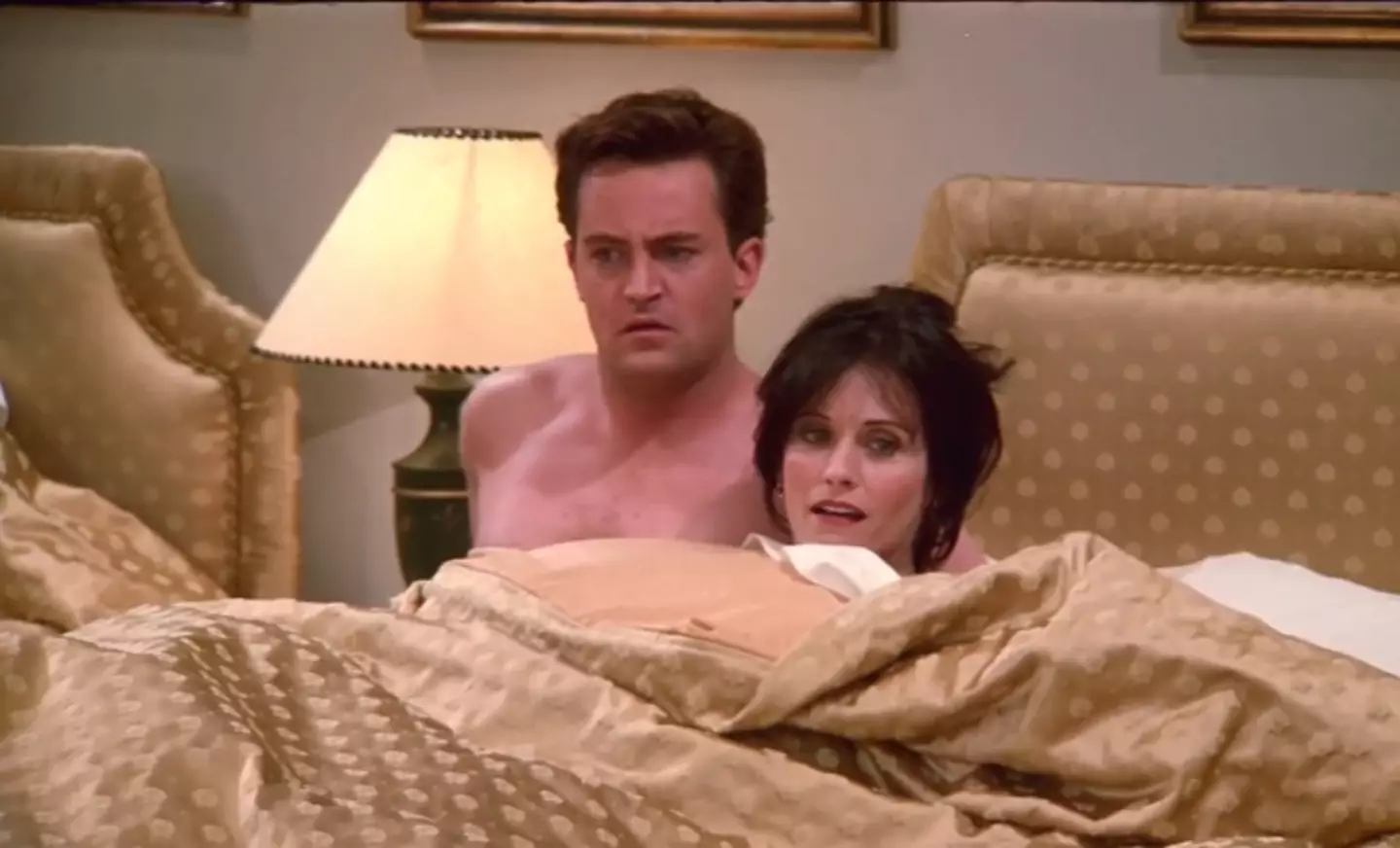 Courteney Cox shared one of her favourite scenes that she performed with Matthew Perry.