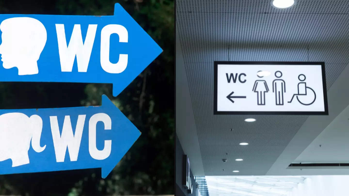 People are only just realising what WC toilet sign actually stands for