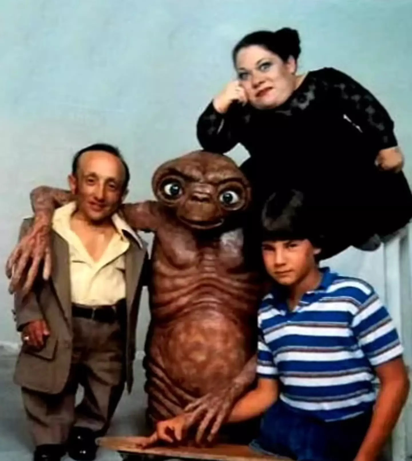 Merrit, 'Little Pat' Bilon and Tamara De Treaux all portrayed the infamous extraterrestrial.