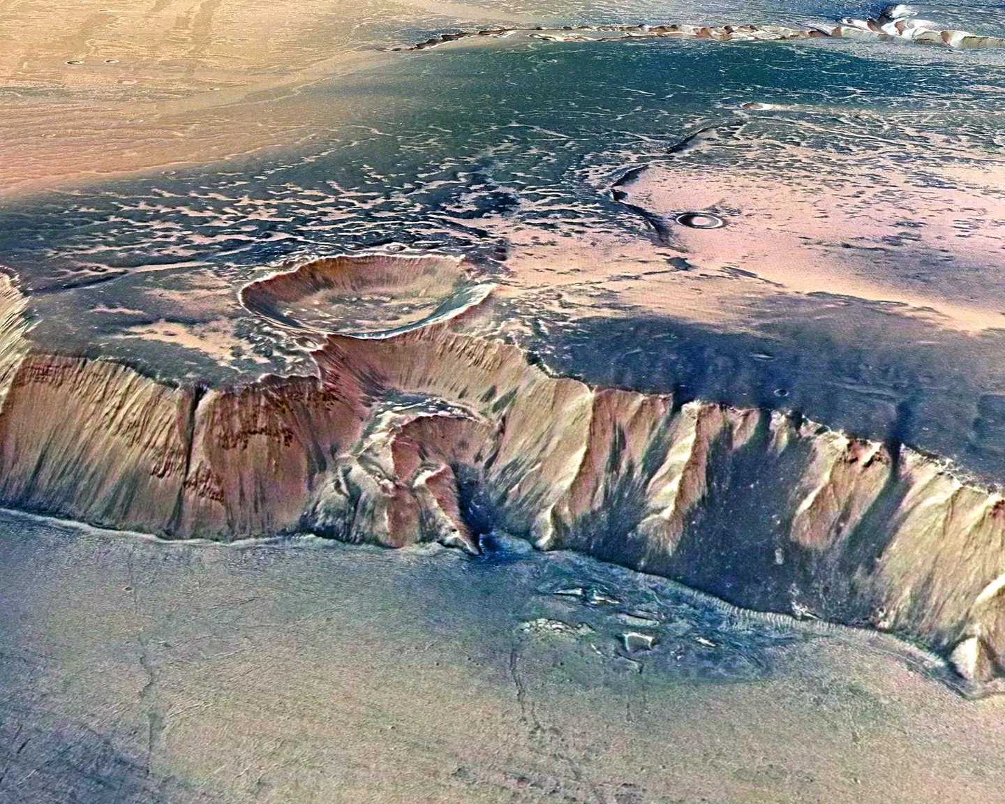 Photo of the Martian surface captured by the European Space Agency (ESA via Getty Images)