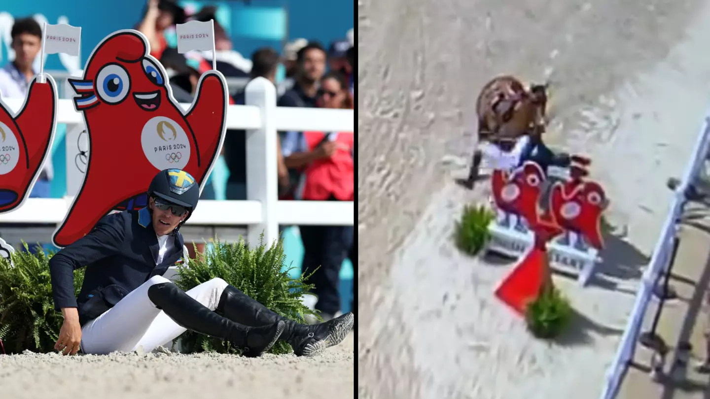 Olympic showjumper speaks out after being thrown from world's best horse
