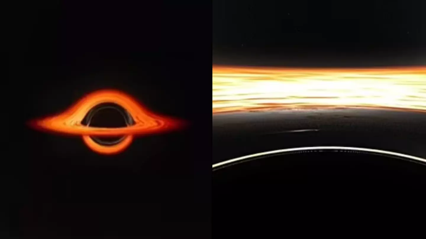 NASA's first-person simulation shows what it would be like falling into a black hole