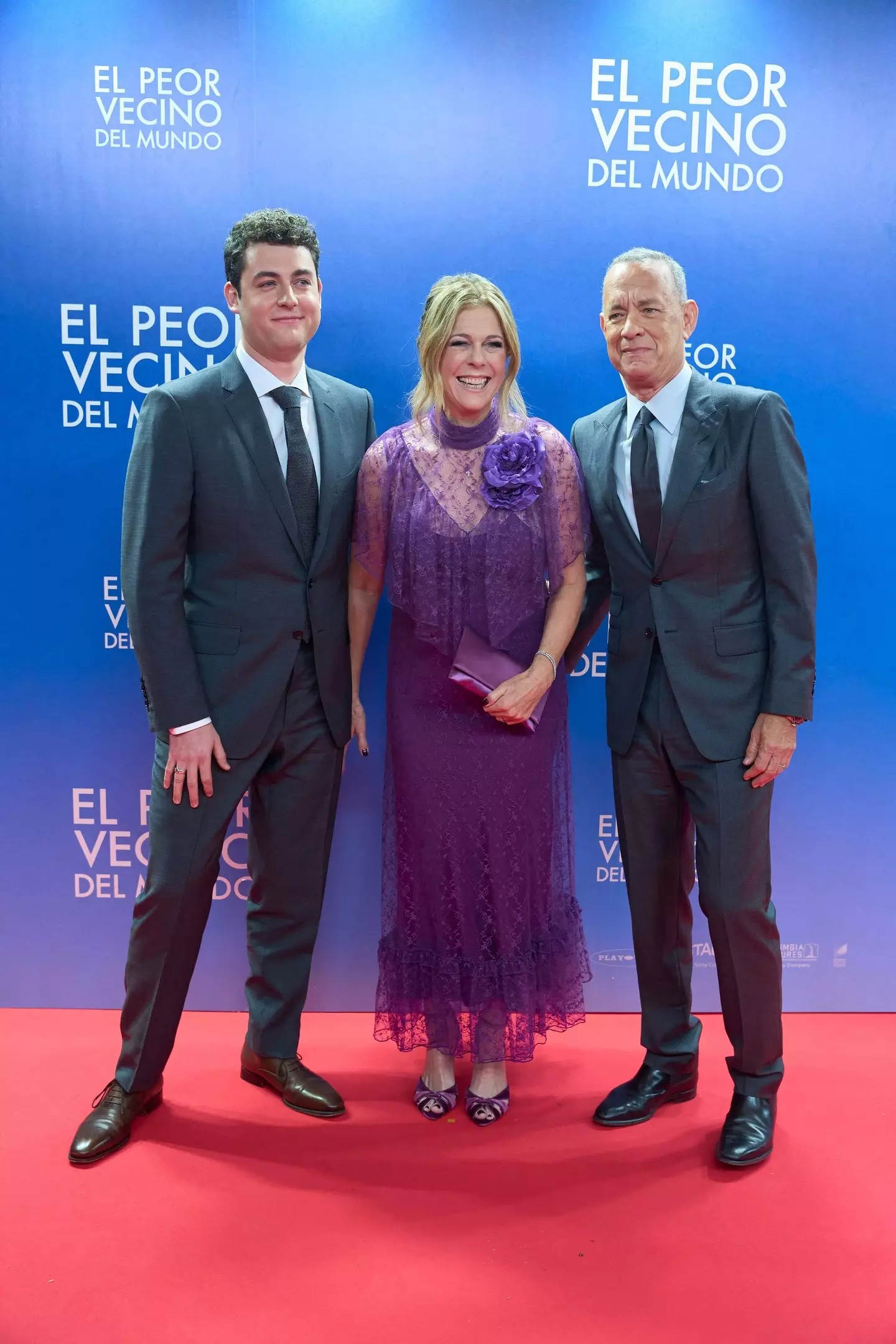 The trio have been seen on red carpets in recent weeks promoting the new film.