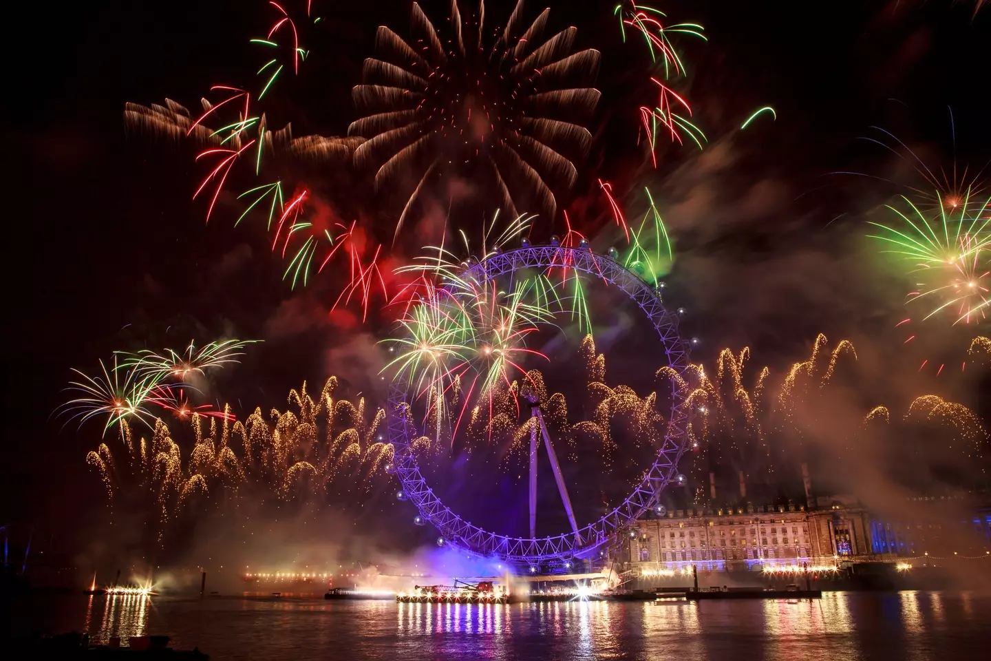 London's firework display.