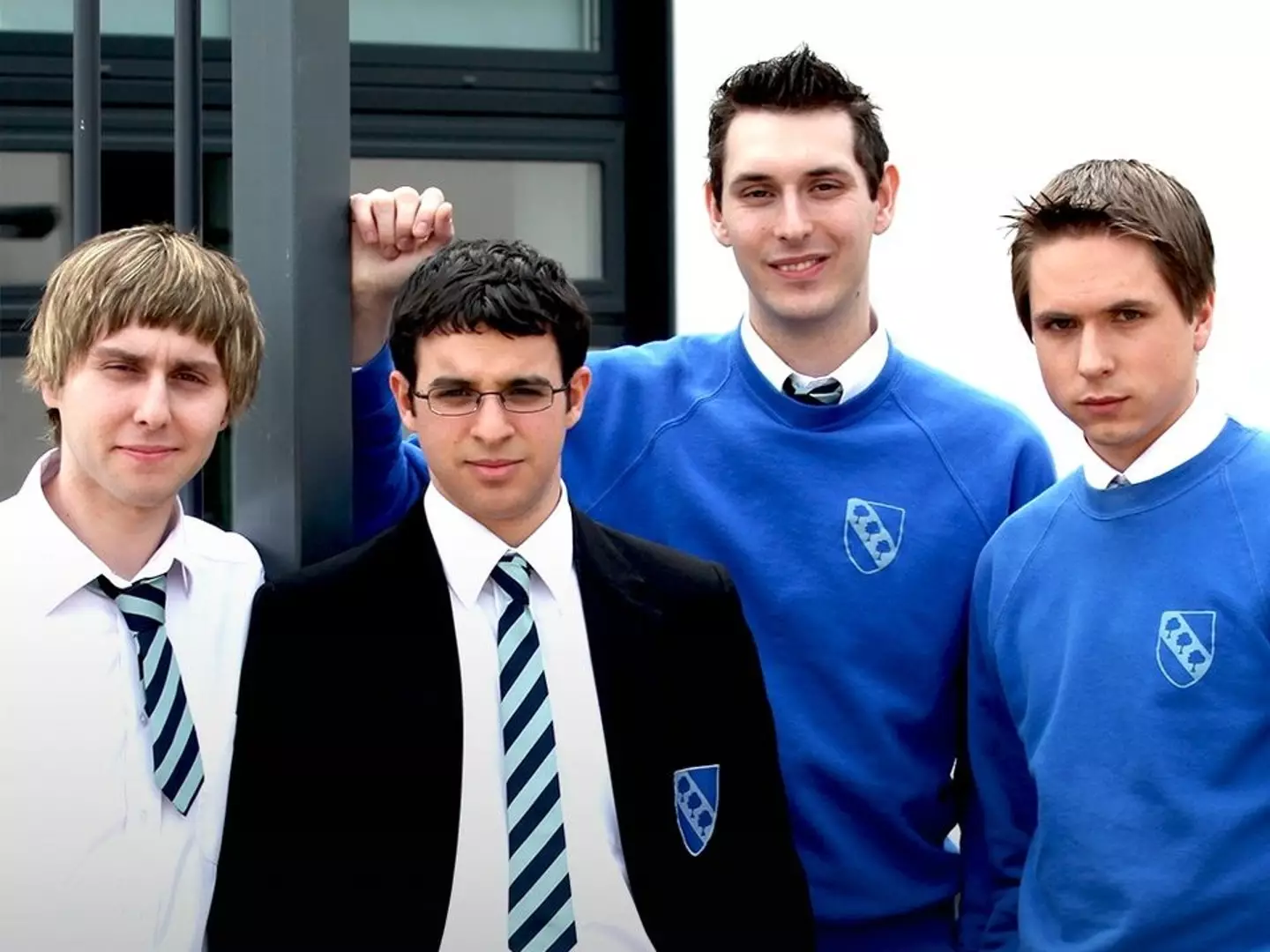 The main cast of The Inbetweeners.