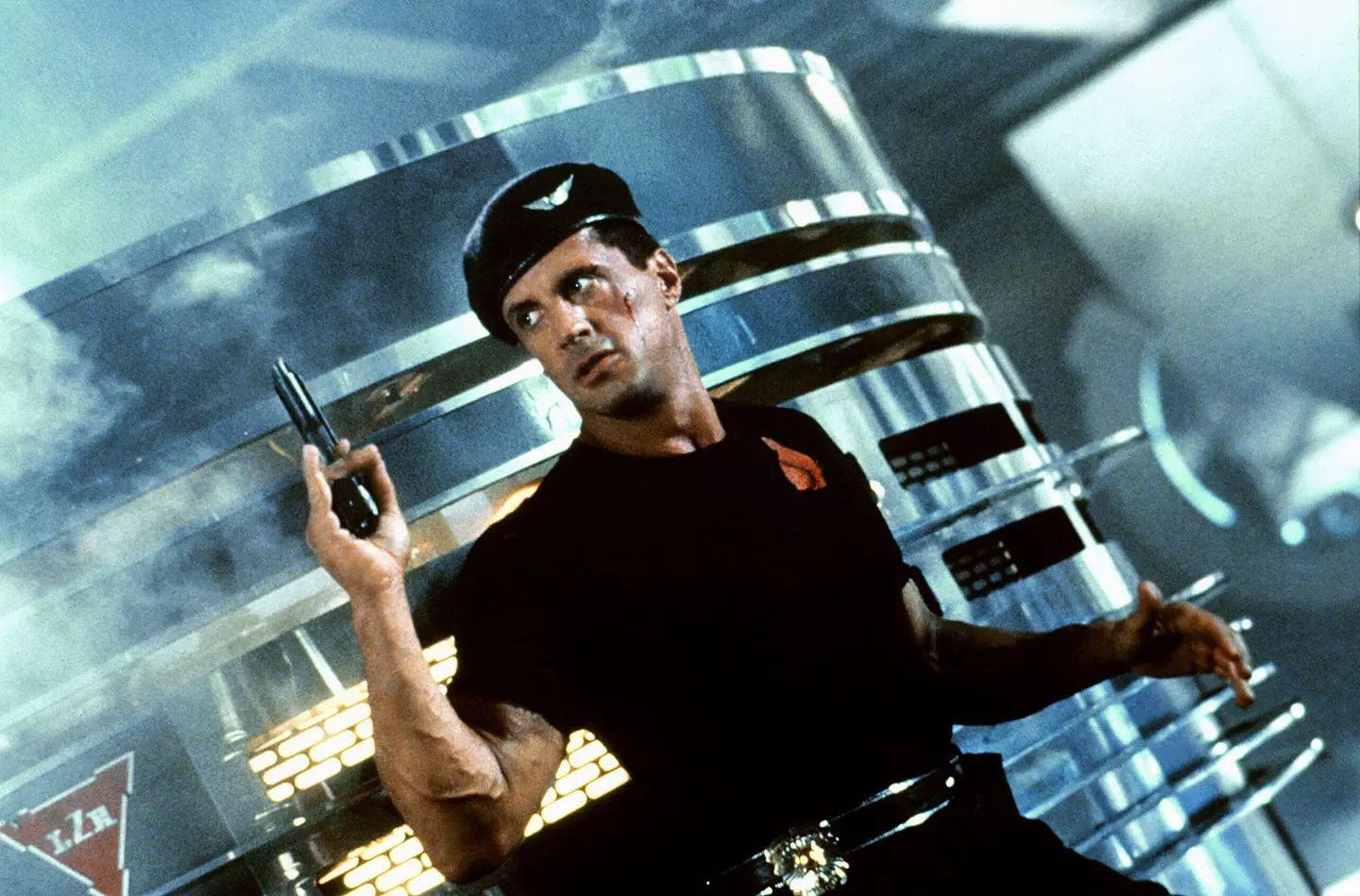 The actual Sylvester Stallone in Demolition Man.