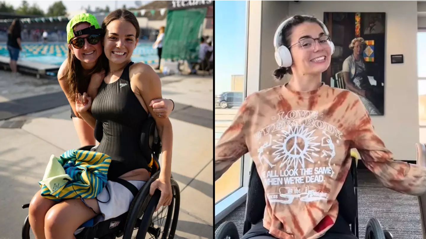 Holidaymaker paralysed after snapping neck while diving into 3ft deep water 'told she now can't cheat' by vile date