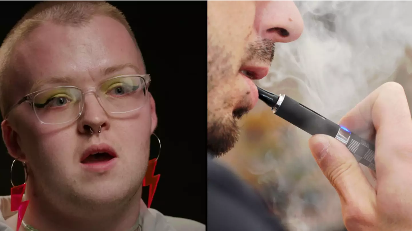 Man with HIV debunks common myth around sharing vapes