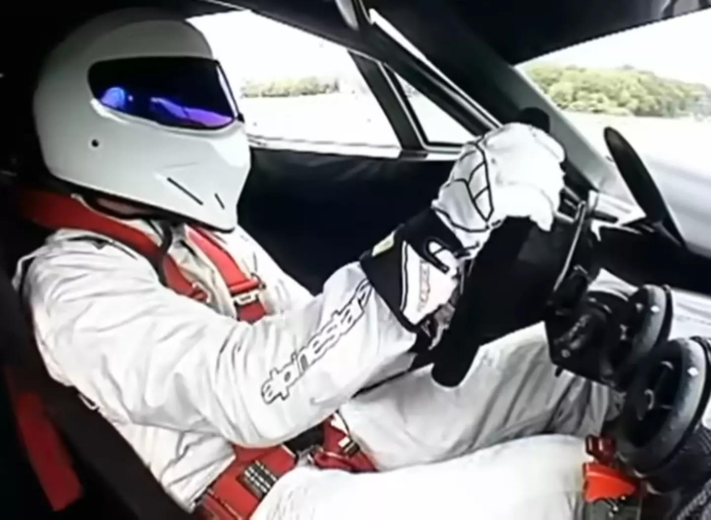 'The Stig' behind the wheel of the Ferrari FXX, and Perry McCarthy knew right away it wasn't Top Gear's regular Stig driving.