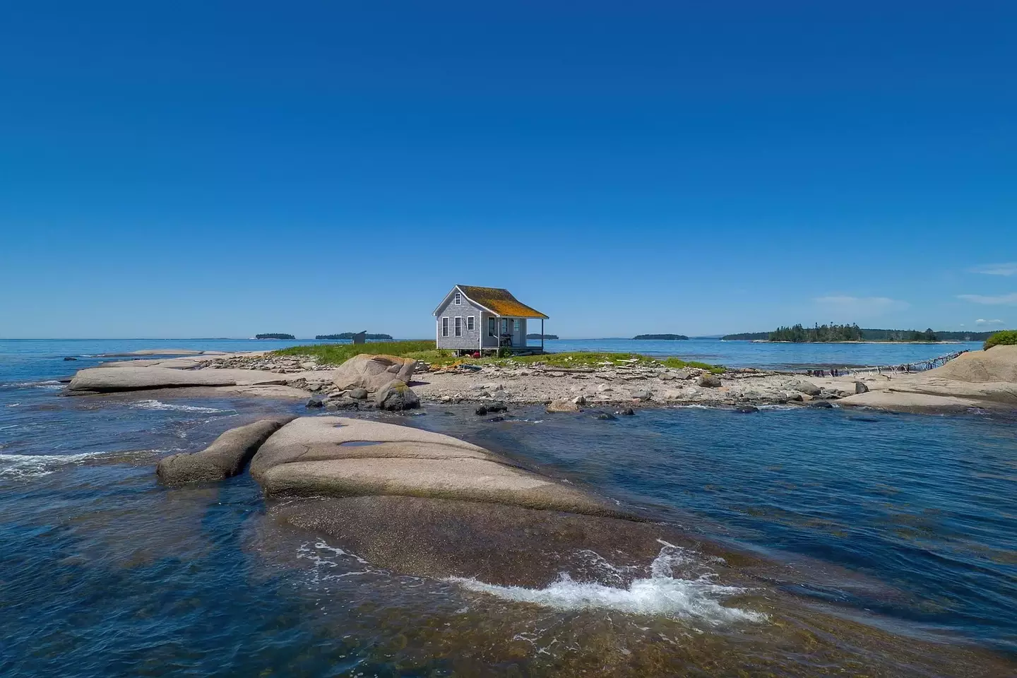 The only house on Duck Ledges Island could be yours for £260,000.