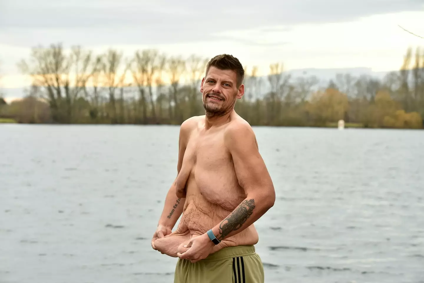 Ashley found his new love for fitness through open water swimming and has since improved his diet, too.